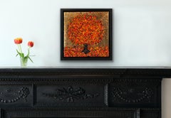 Little Golden Autumn Sunshine by Nicky Chubb, Original painting, Small scale art