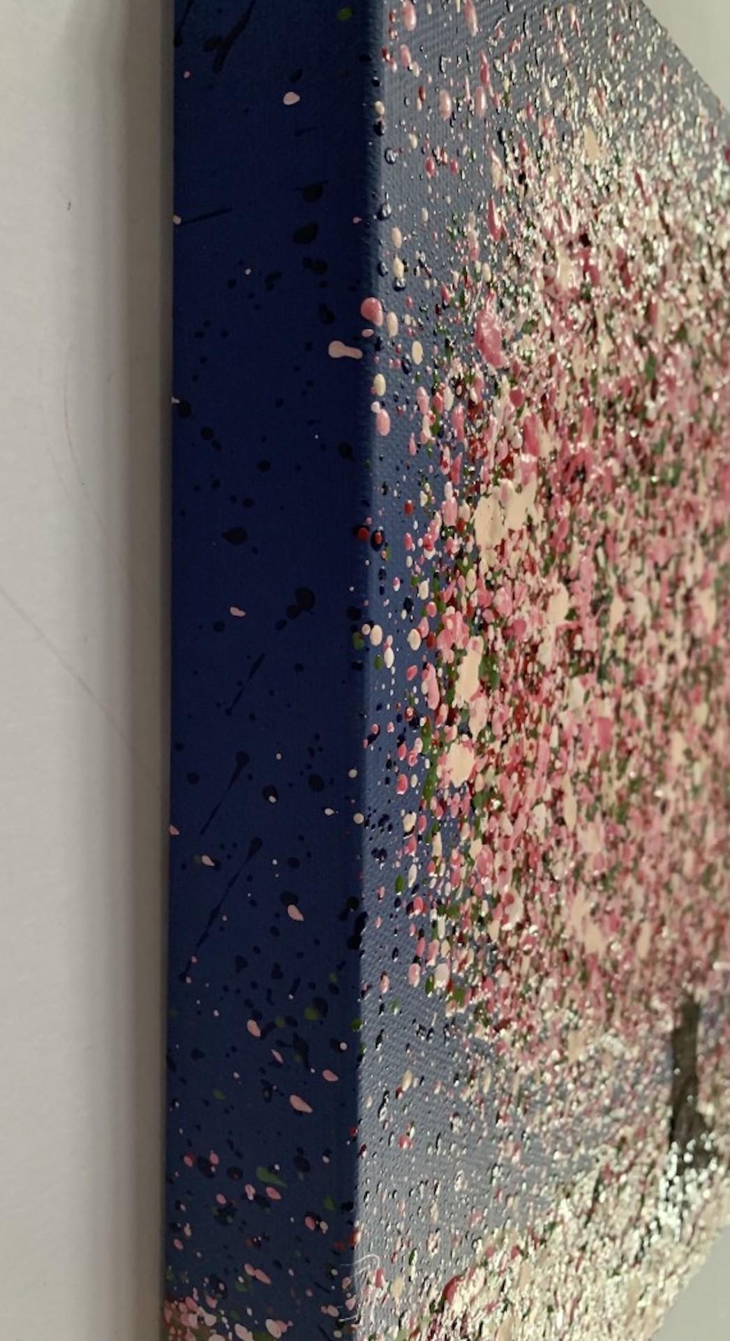 Nicky Chubb, Un piccolo fiore di ciliegio e il chiaro di luna, Arte accessibile, Arte dell'albero in vendita 3