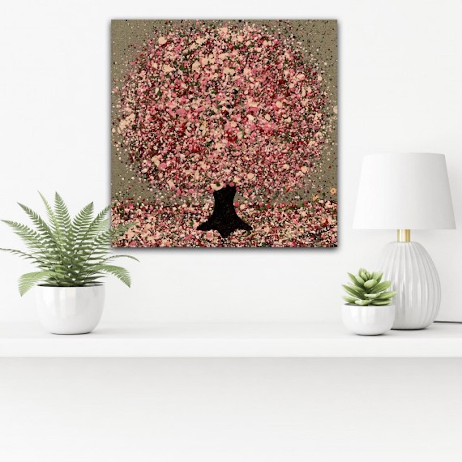 Nicky Chubb, A Little Pink Blossom, Contemporary Art, Affordable Art For Sale 3