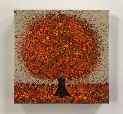 Nicky Chubb, Autumn Joy, Affordable Contemporary Art, Original Tree Painting
