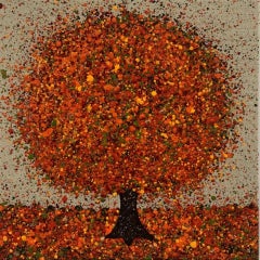 Nicky Chubb, Autumn Joy, Affordable Contemporary Art, Original Tree Painting