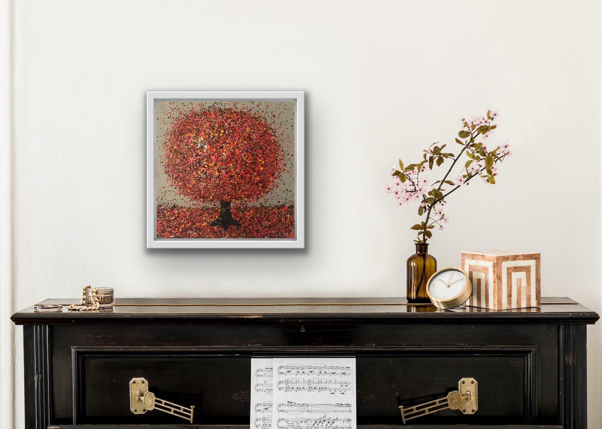 Nicky Chubb, Autumn Sunshine, Original Painting, Autumnal Art, Affordable Art 4
