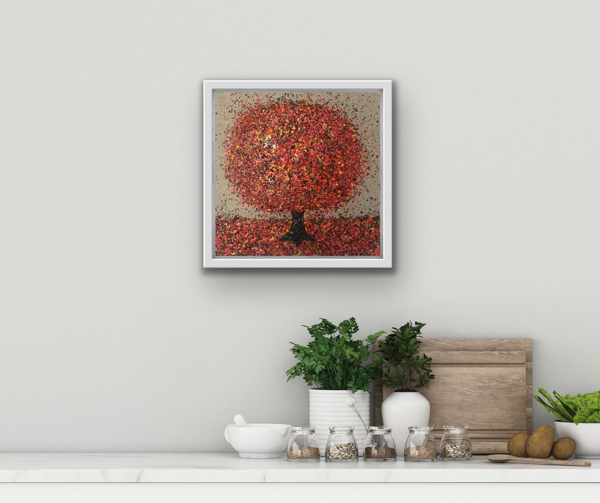 Nicky Chubb, Autumn Sunshine, Original Painting, Autumnal Art, Affordable Art 6