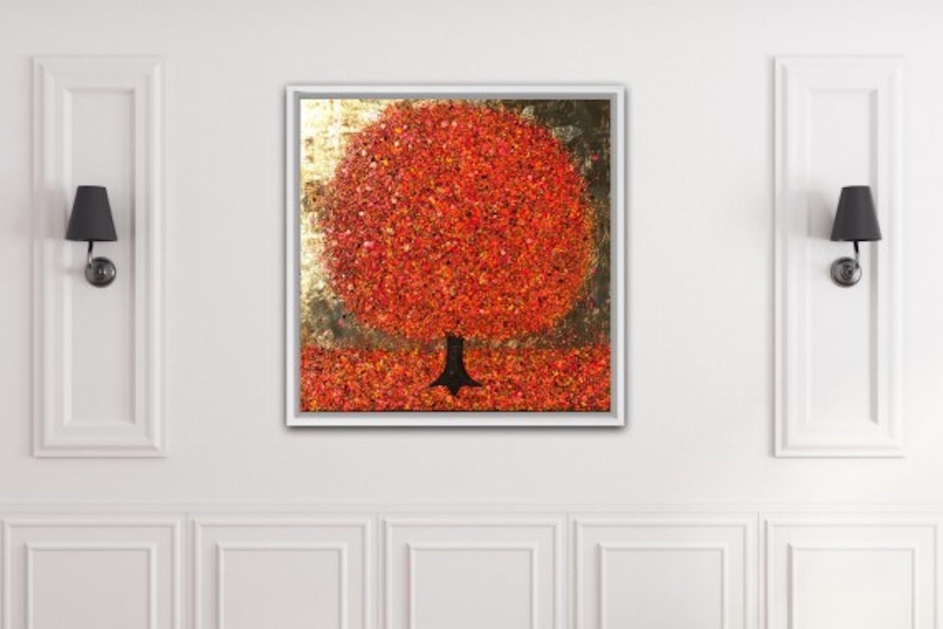 Nicky Chubb, Autumn’s Golden Heart, Contemporary Art, Affordable Art 4