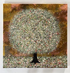 Nicky Chubb, Blossom in the Orchard, Contemporary Landscape Painting, Art Online