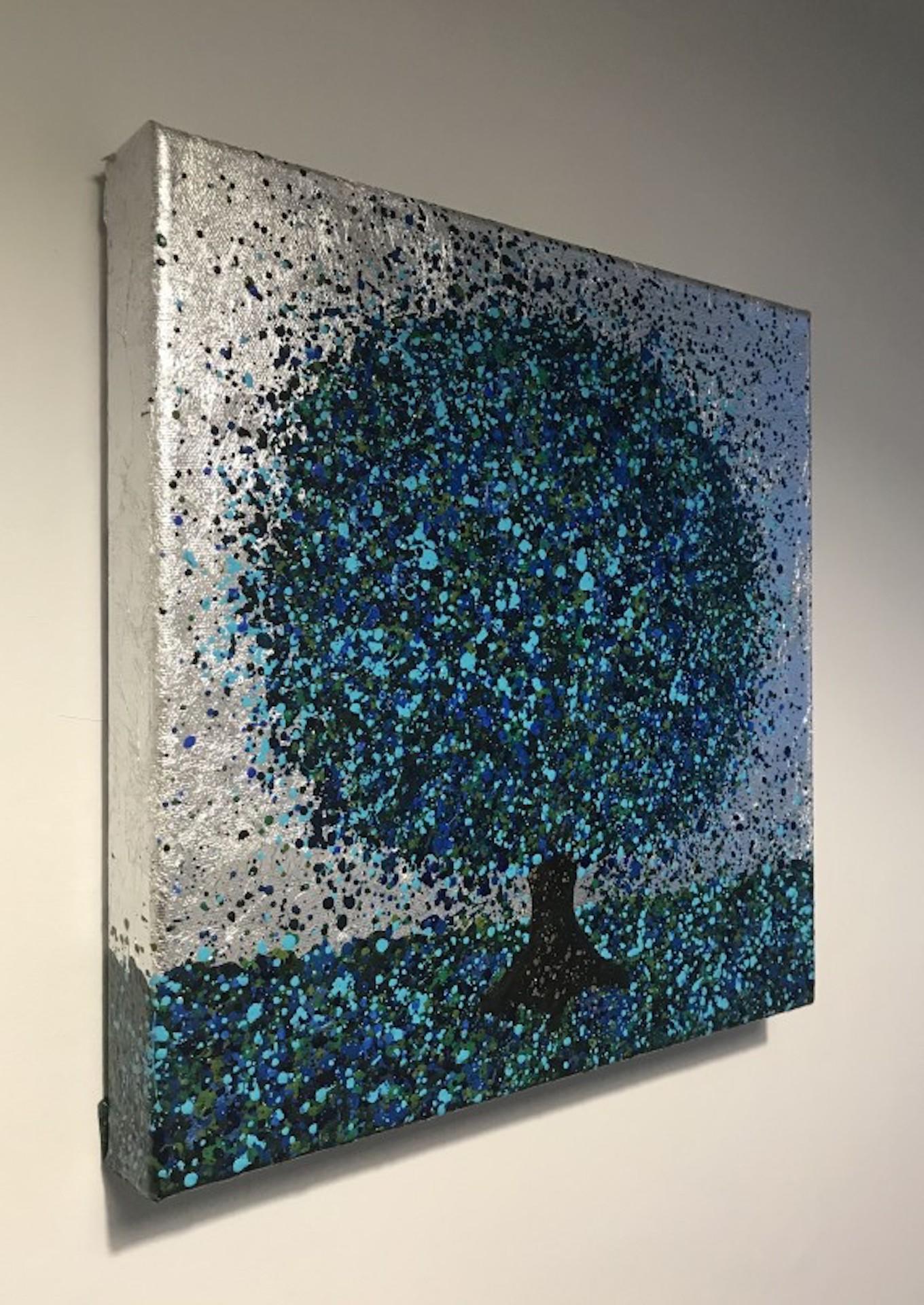 Nicky Chubb, Cobalt Blue III, Affordable Art, Landscape Art, Contemporary Art 4