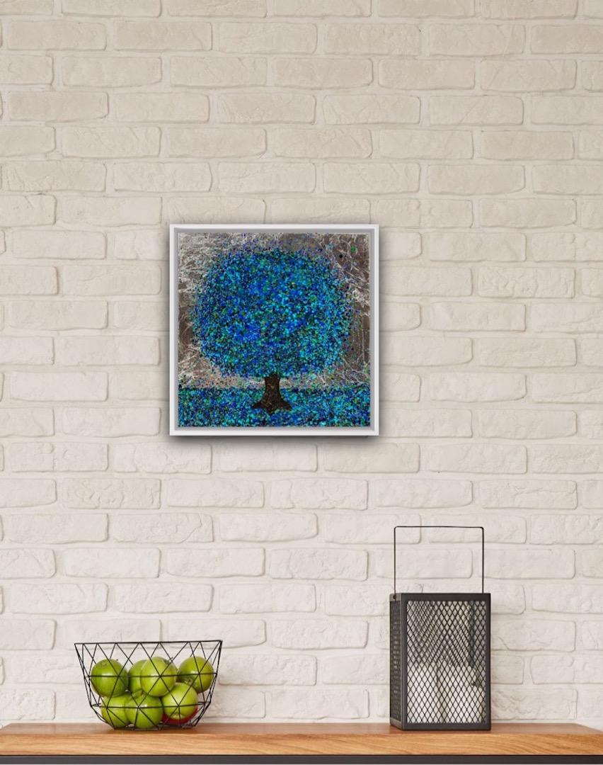 Nicky Chubb, Cobalt Sparkle, Original Landscape Painting, Affordable Art 3