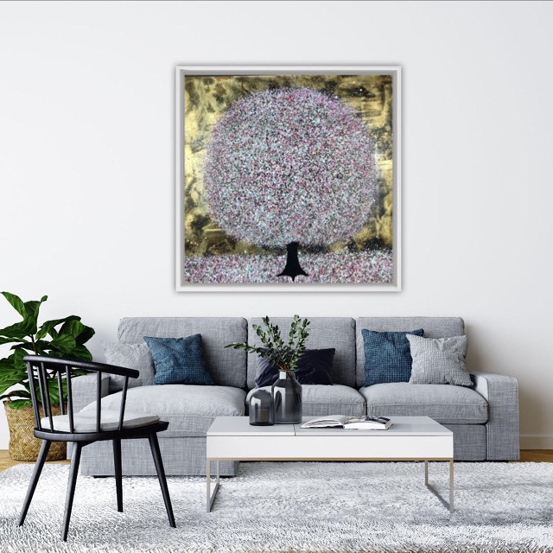 Nicky Chubb
Everlasting Spring
Original Landscape Painting
Acrylic Paint on Canvas
Canvas Size: H 100cm x W 100cm x D 4cm
Sold Unframed

Spring Evening Light is an original painting by Nicky Chubb. The pink tones are made evermore vibrant by the