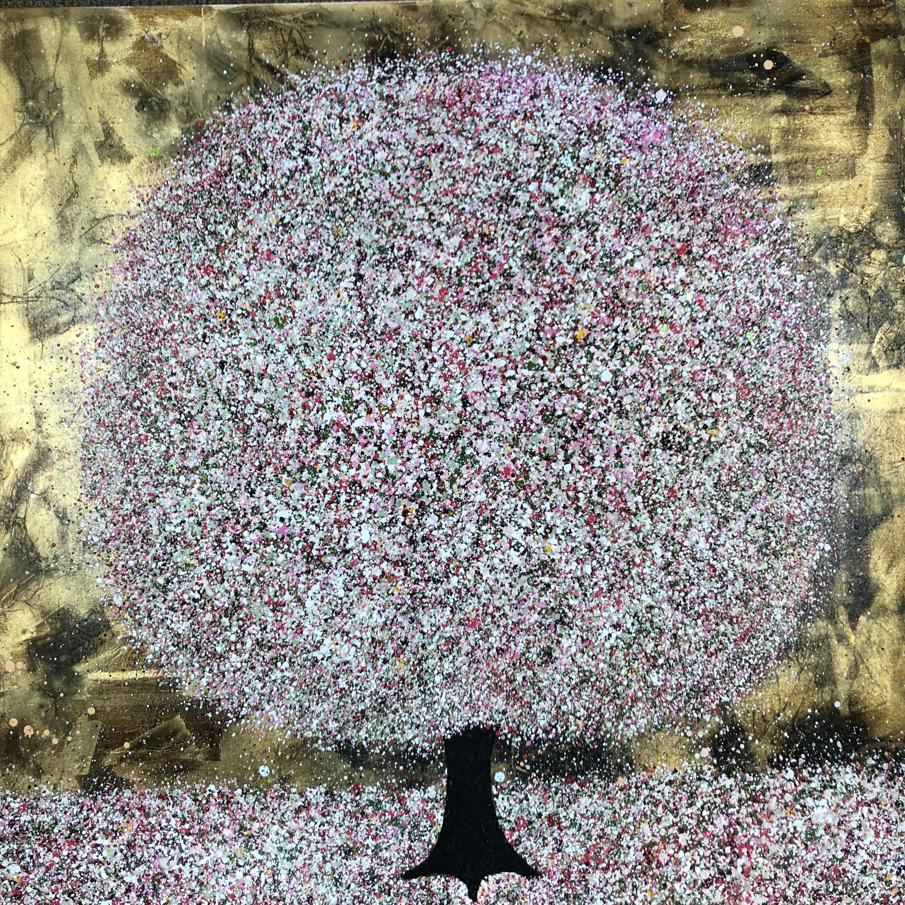 Nicky Chubb
Primavera eterna
Pittura originale di paesaggio
Pittura acrilica su tela
Dimensioni della tela: H. 100cm x L. 100cm x P. 4cm
Venduto senza cornice

Spring Evening Light è un dipinto originale di Nicky Chubb. I toni rosa sono resi ancora