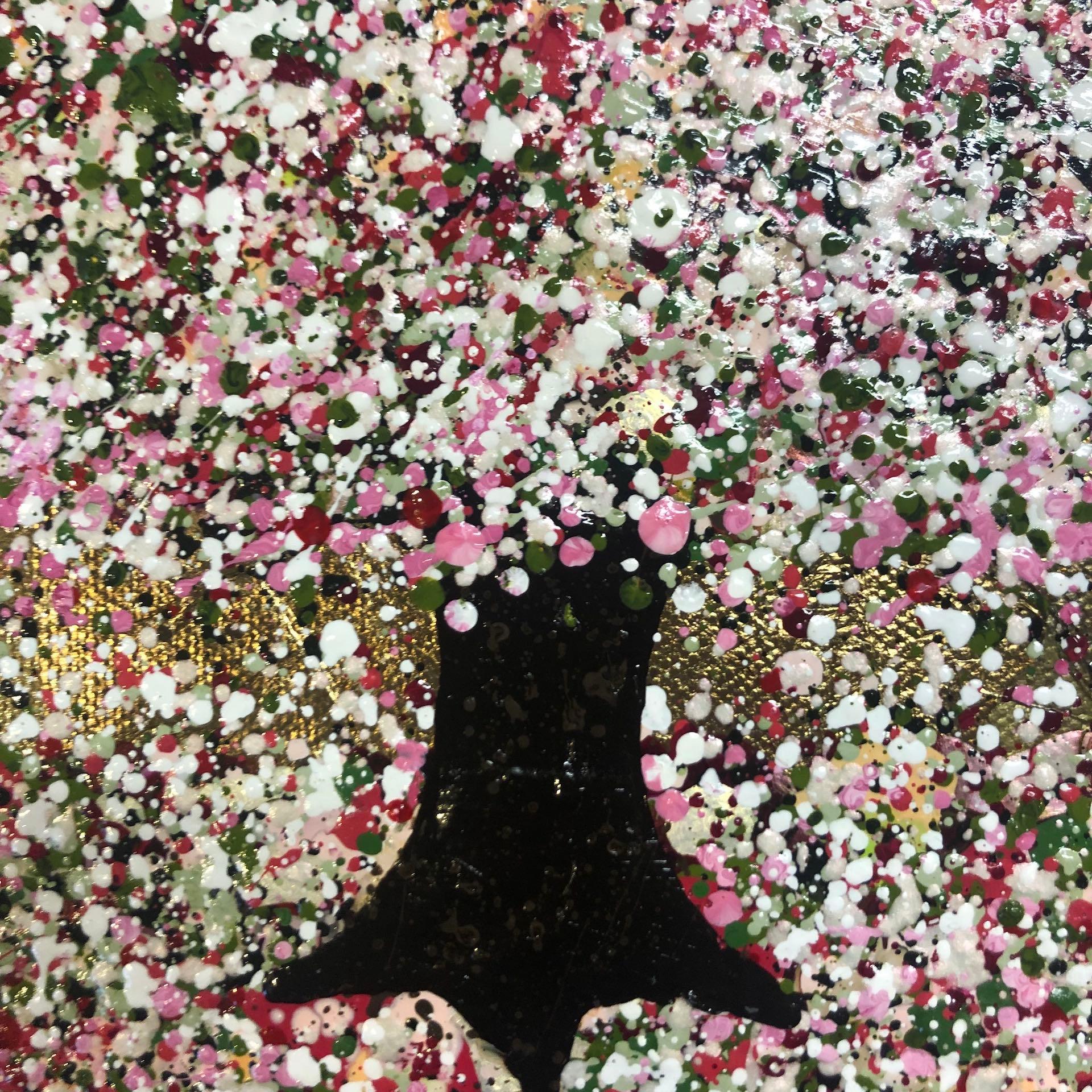 Nicky Chubb, Gentle Spring Blossom, Pink Art, Spring Art, Tree Art, Bright Art 5