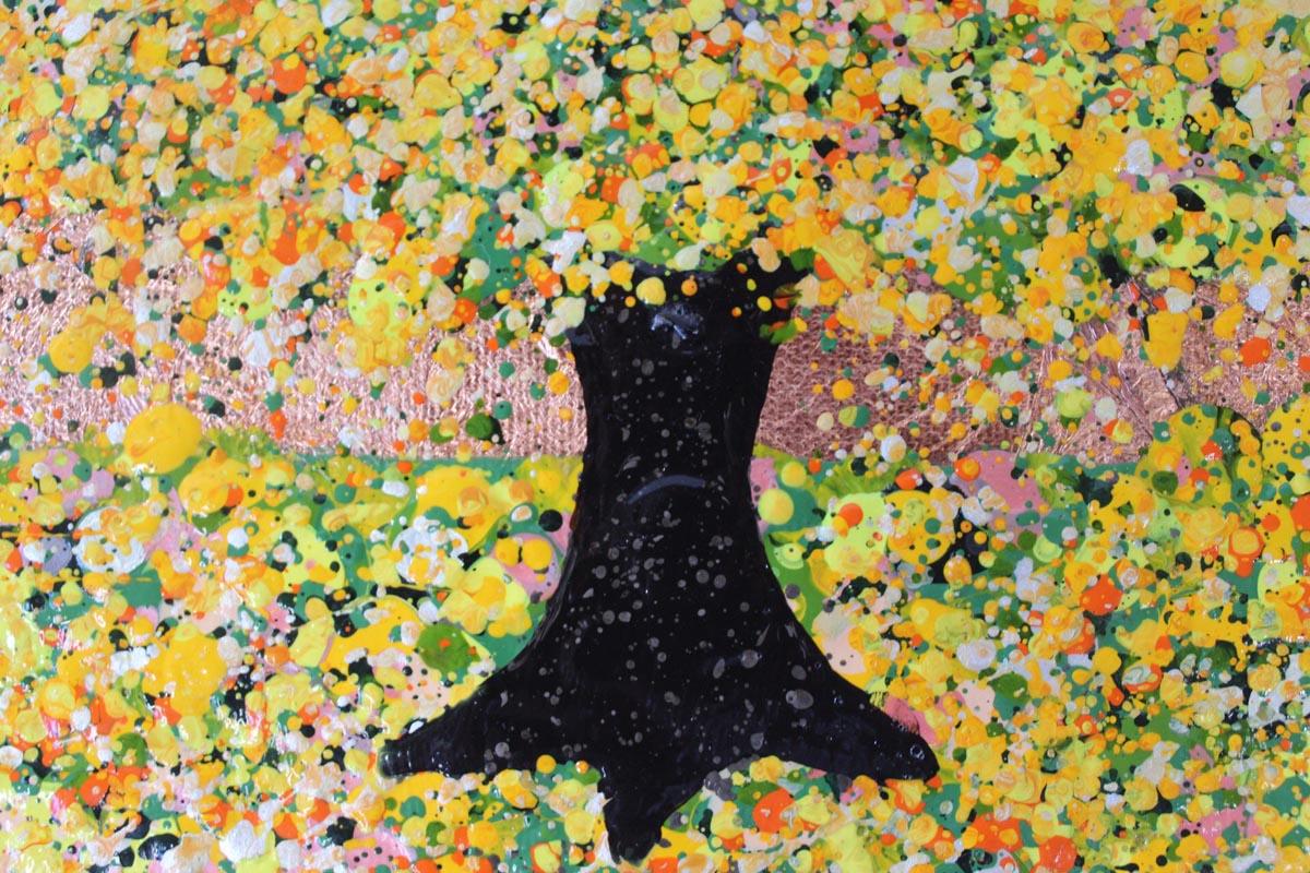 Nicky Chubb, Alegría, Pintura original de un árbol, Arte de la Naturaleza en venta 1