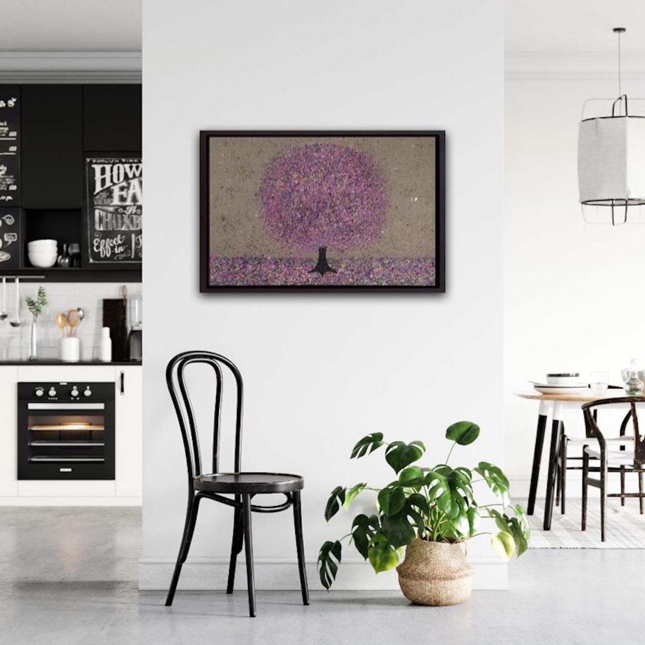 Nicky Chubb
Lilacs on a Summer Breeze
Original Landscape Painting
Acrylic Paint on Canvas
Canvas Size: H 51cm x W 76cm
Framed Size: H 55cm x W 79cm x D 3.5cm
Sold Framed in a Black Float Frame
Please Note that in situ images are purely an indication