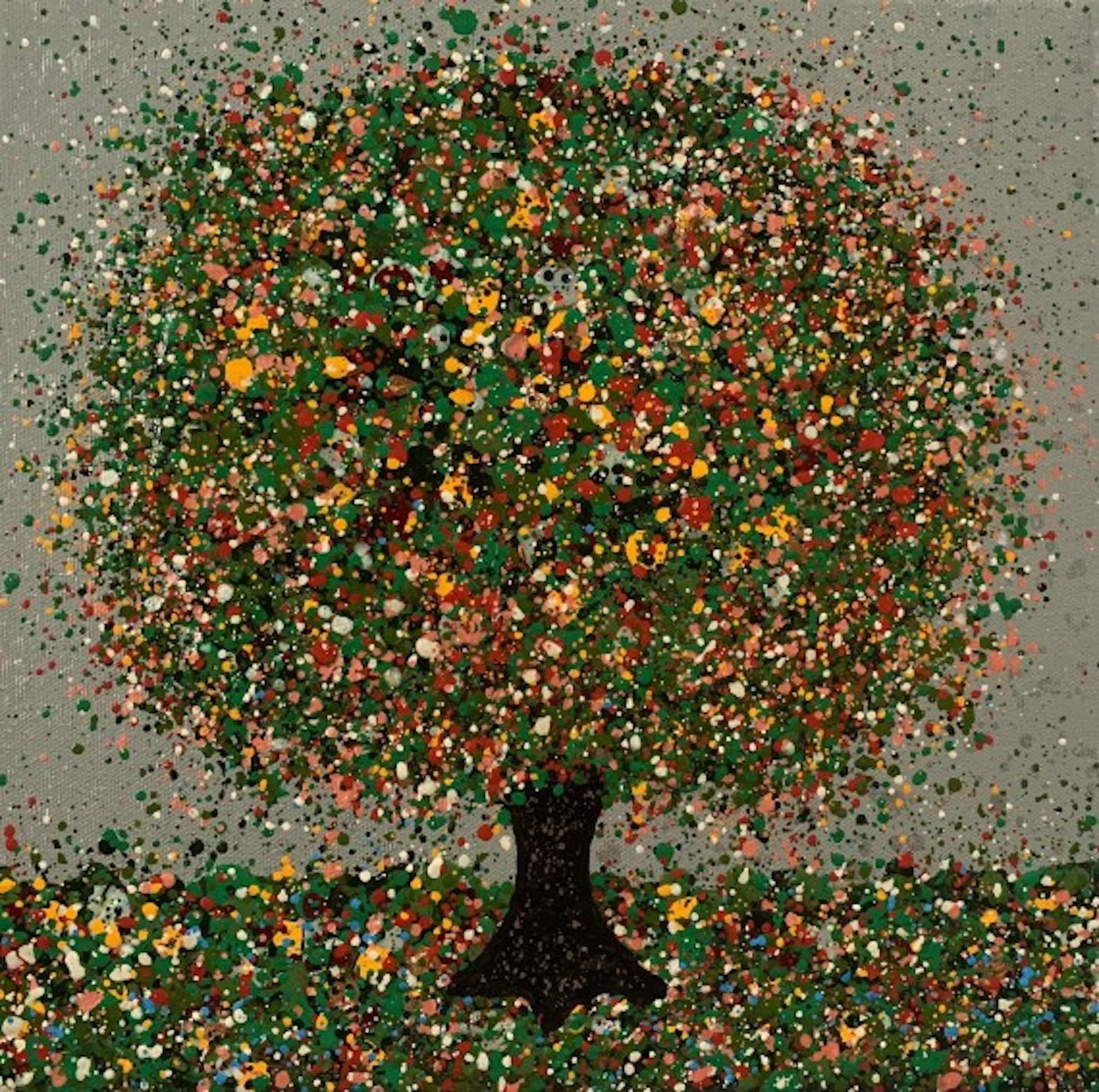 Nicky Chubb, Little Raindance, Peinture d'arbre originale, Art abordable, Art Onlin