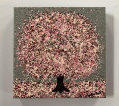 Nicky Chubb, Pequeña flor tormentosa, Arte asequible, Pintura contemporánea sobre árboles