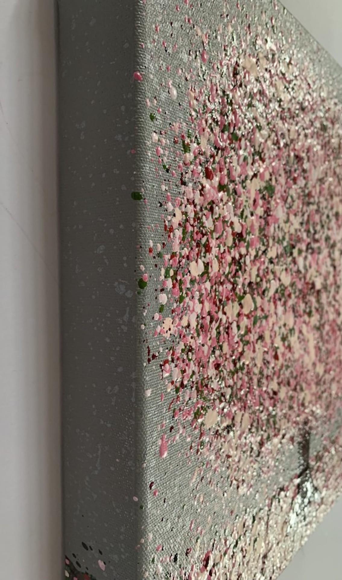 Peinture d'arbre contemporaine de Nicky Chubb, « Little Stormy Blossom », art abordable en vente 2