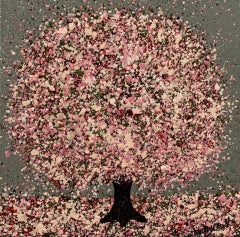 Nicky Chubb, Little Stormy Blossom, Affordable Art, Contemporary Tree Painting