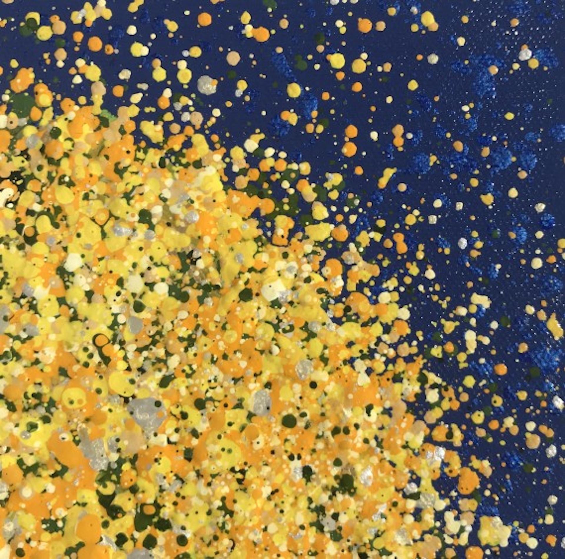 Nicky Chubb, Fiori di mimosa di mezzanotte, Arte contemporanea originale, Arte accessibile in vendita 2