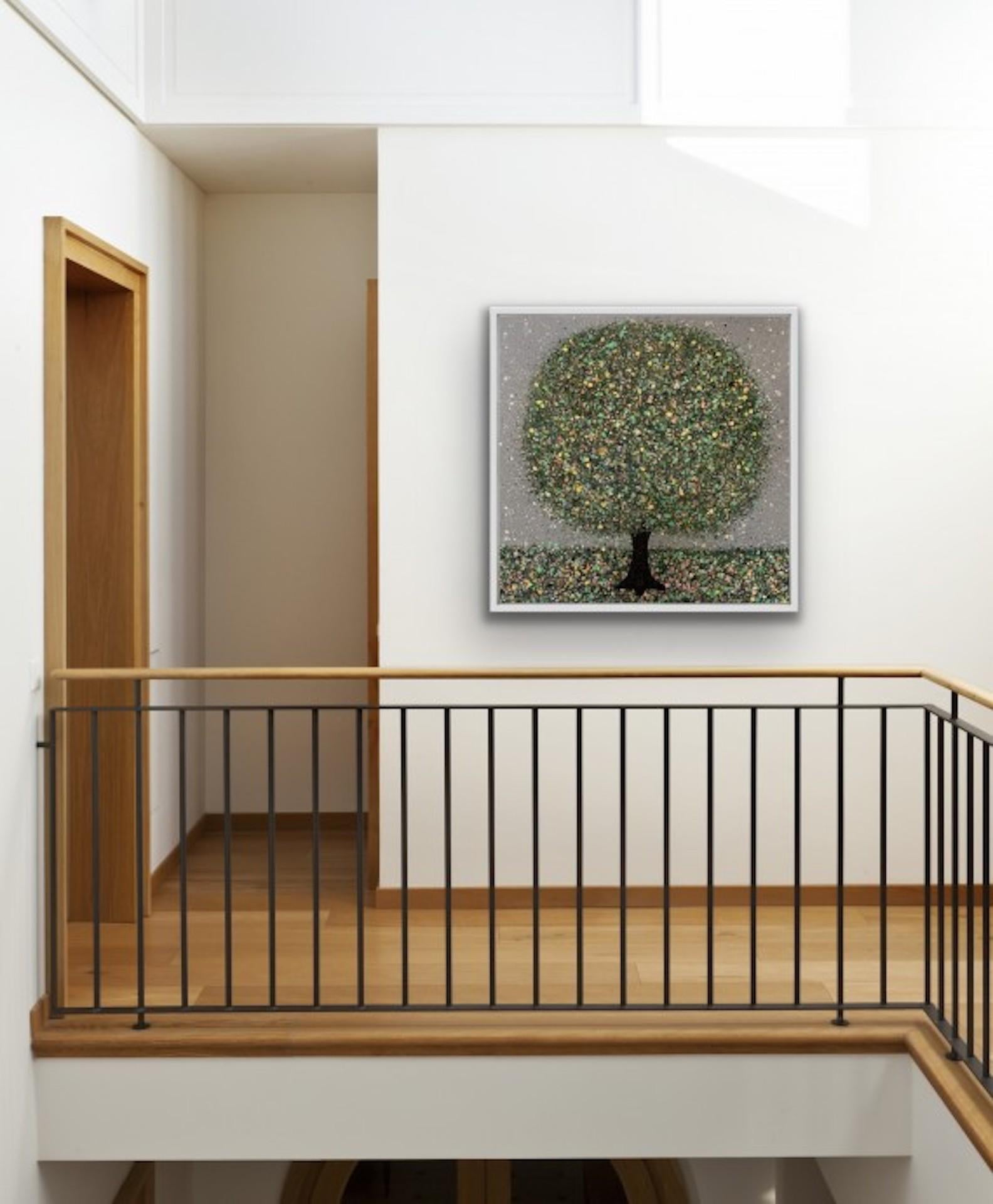 Nicky Chubb, Raindance II, Arte original asequible, Pintura de árboles, Arte en línea en venta 9