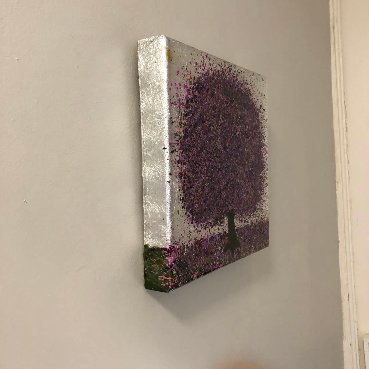 Nicky Chubb, Silver Lilac Morning, Original Art, Tree Art, Affordable Art 1