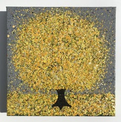 Nicky Chubb, Stormy Mimosa, Affordable Contemporary Art, Tree Painting