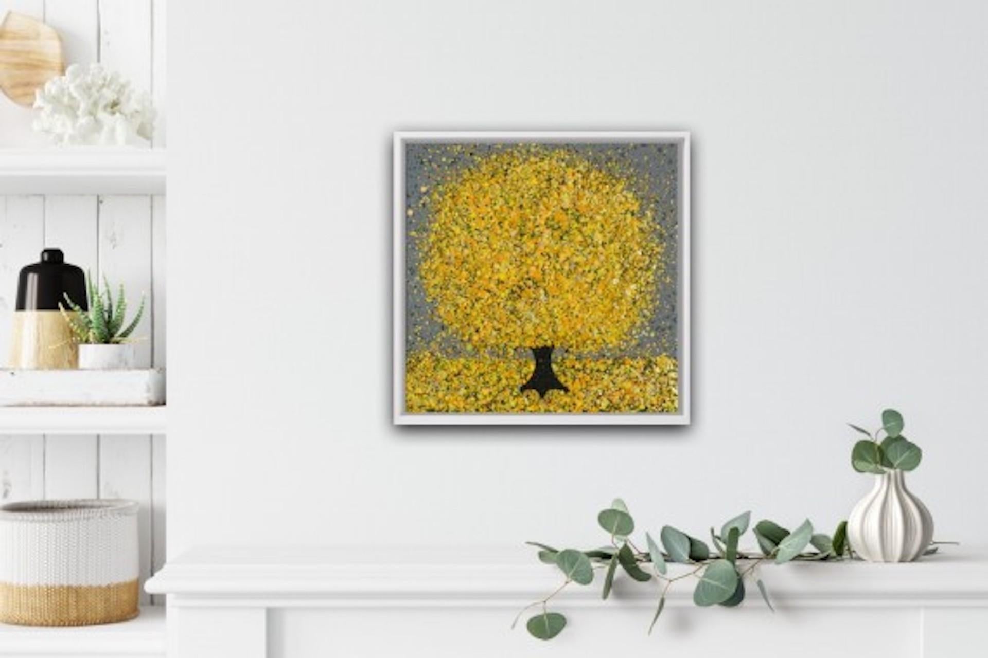 Nicky Chubb, Stormy Mimosa, Affordable Contemporary Art, Tree Painting For Sale 1