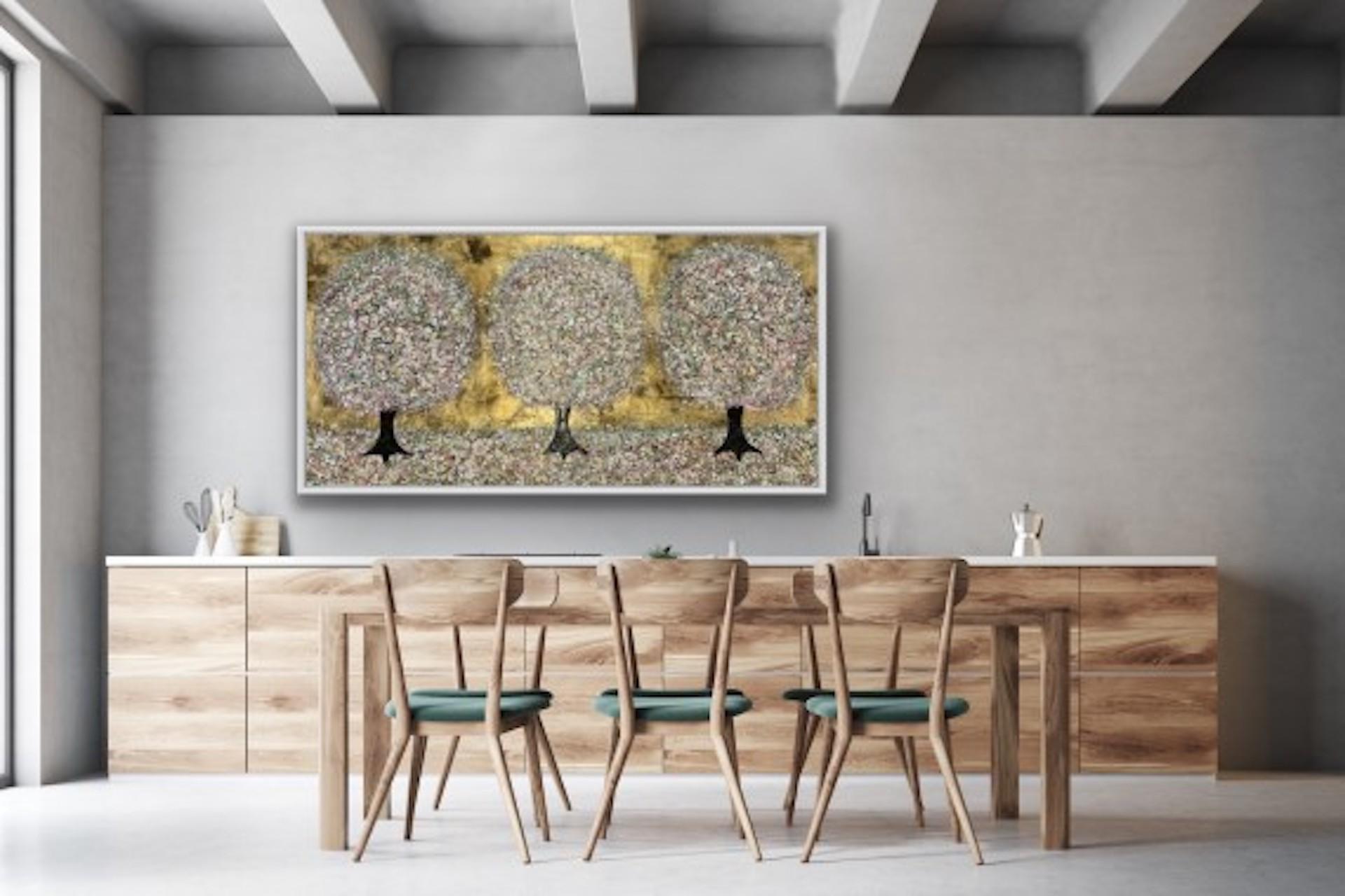 Nicky Chubb, Tramonto e alberi estivi II , Opera d'arte originale in vendita 1