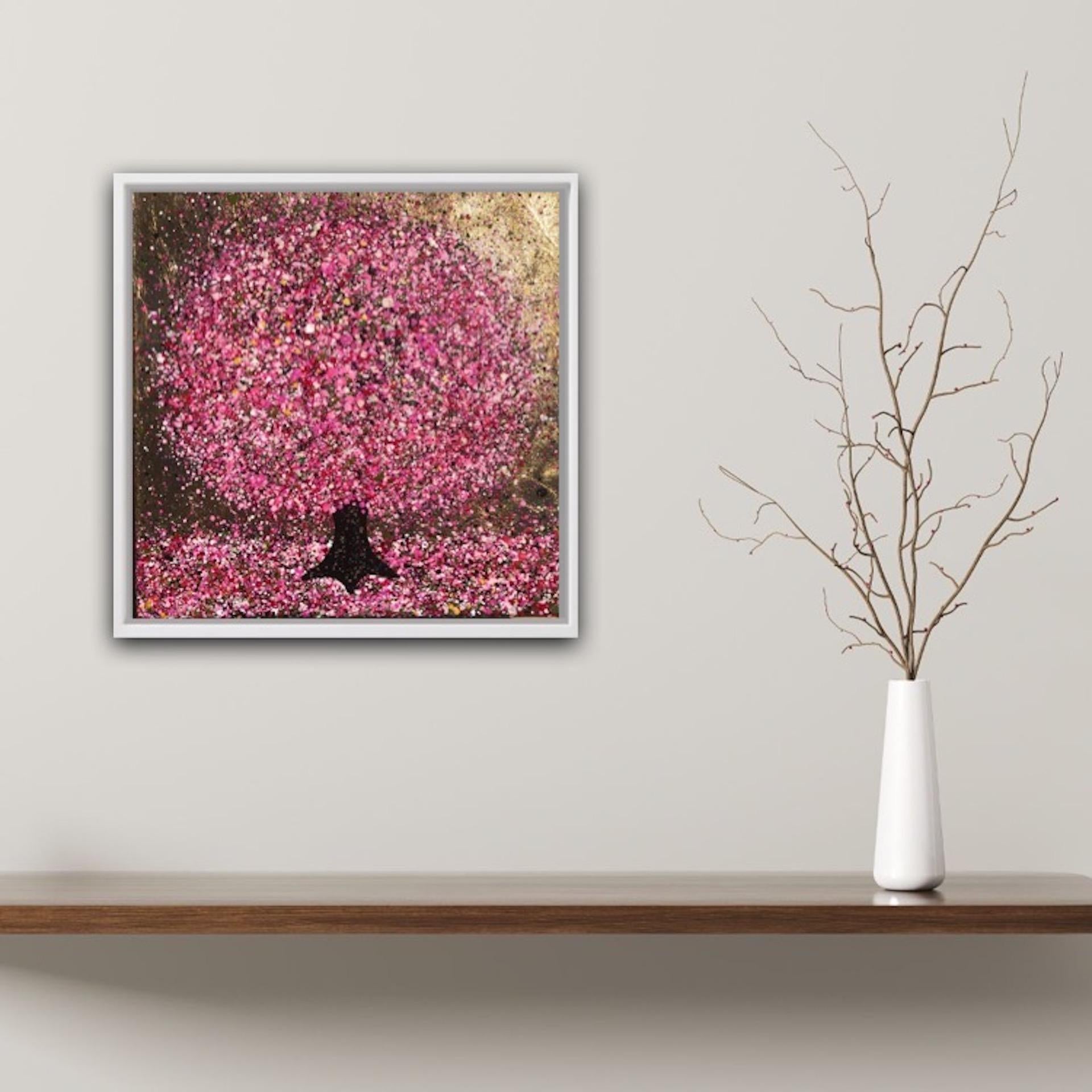 Nicky Chubb
Wonderful Blossom
Original Landscape Painting
Acrylic Paint and Gold Leaf on Canvas
Canvas Size: H 30cm x W 30cm x D 4cm
Sold Unframed
Free Shipping
Please note that insitu images are purely an indication of how a piece may