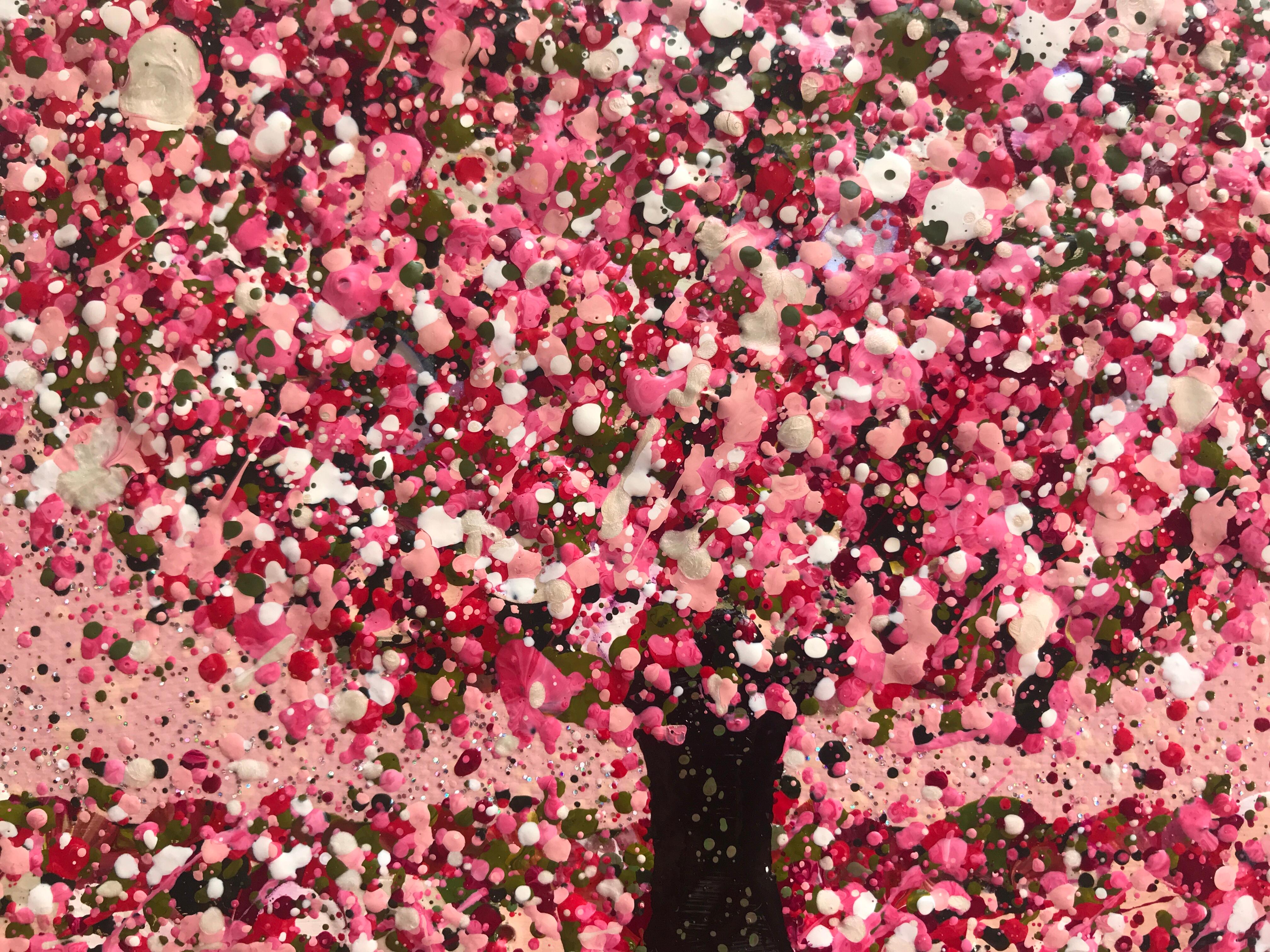 New original landscape painting by Nicky Chubb. Colourful and textured landscape painting of a tree with a pink shiny background.

ADDITIONAL INFORMATION:

signed and dated by artist on the back of the painting 

Acrylic on Canvas

23.2 H x 23.2 W x