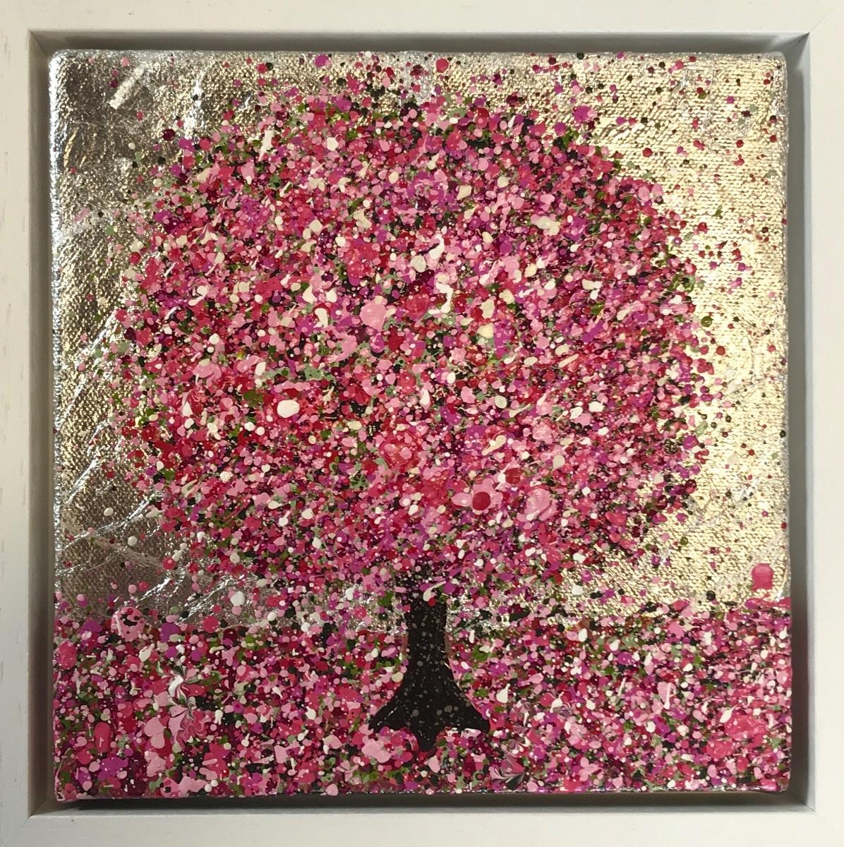 Díptico Flor resplandeciente y feliz primavera, Pintura original - Painting Contemporáneo de Nicky Chubb