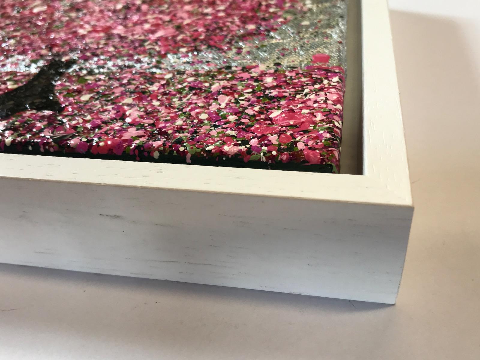 Nuevas pinturas originales de paisajes de Nicky Chubb. Pintura paisajística colorista y texturizada de un árbol con fondo brillante.

INFORMACIÓN ADICIONAL:
Ambos cuadros tienen el mismo tamaño 
firmado y fechado por el artista en el reverso del