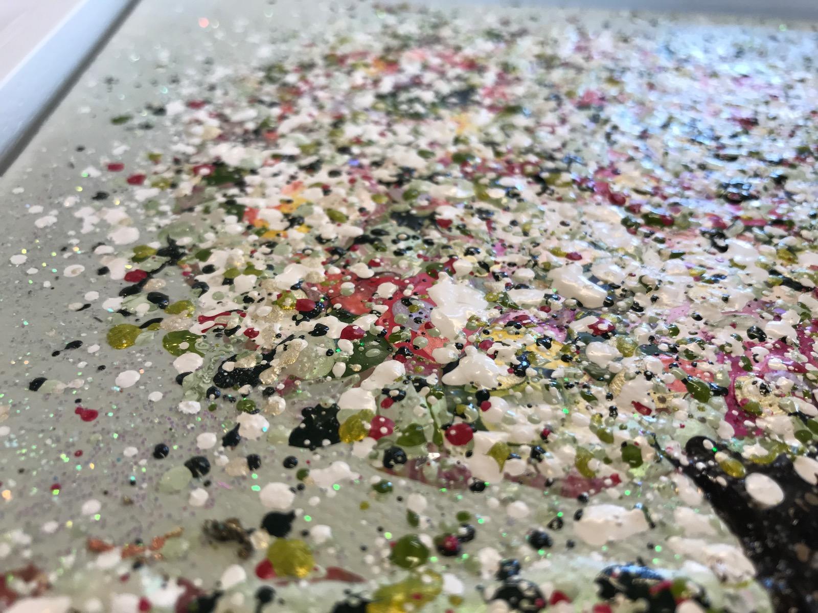 La fleur chatoyante, peinture originale, paysage, art d'arbre, art texturé en vente 1