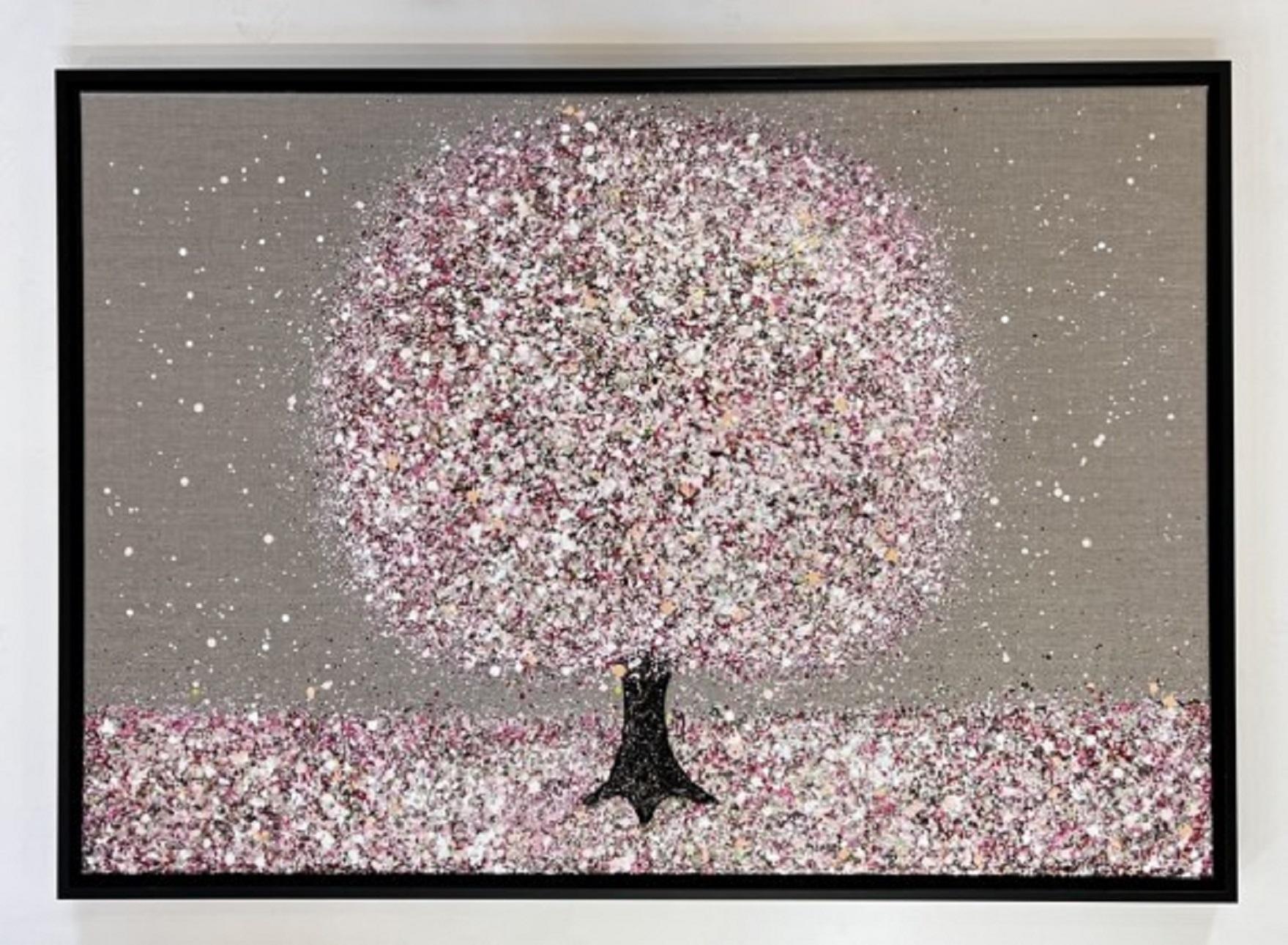 Spring Happiness, Nicky Chubb,  Original acrylic painting For Sale 1