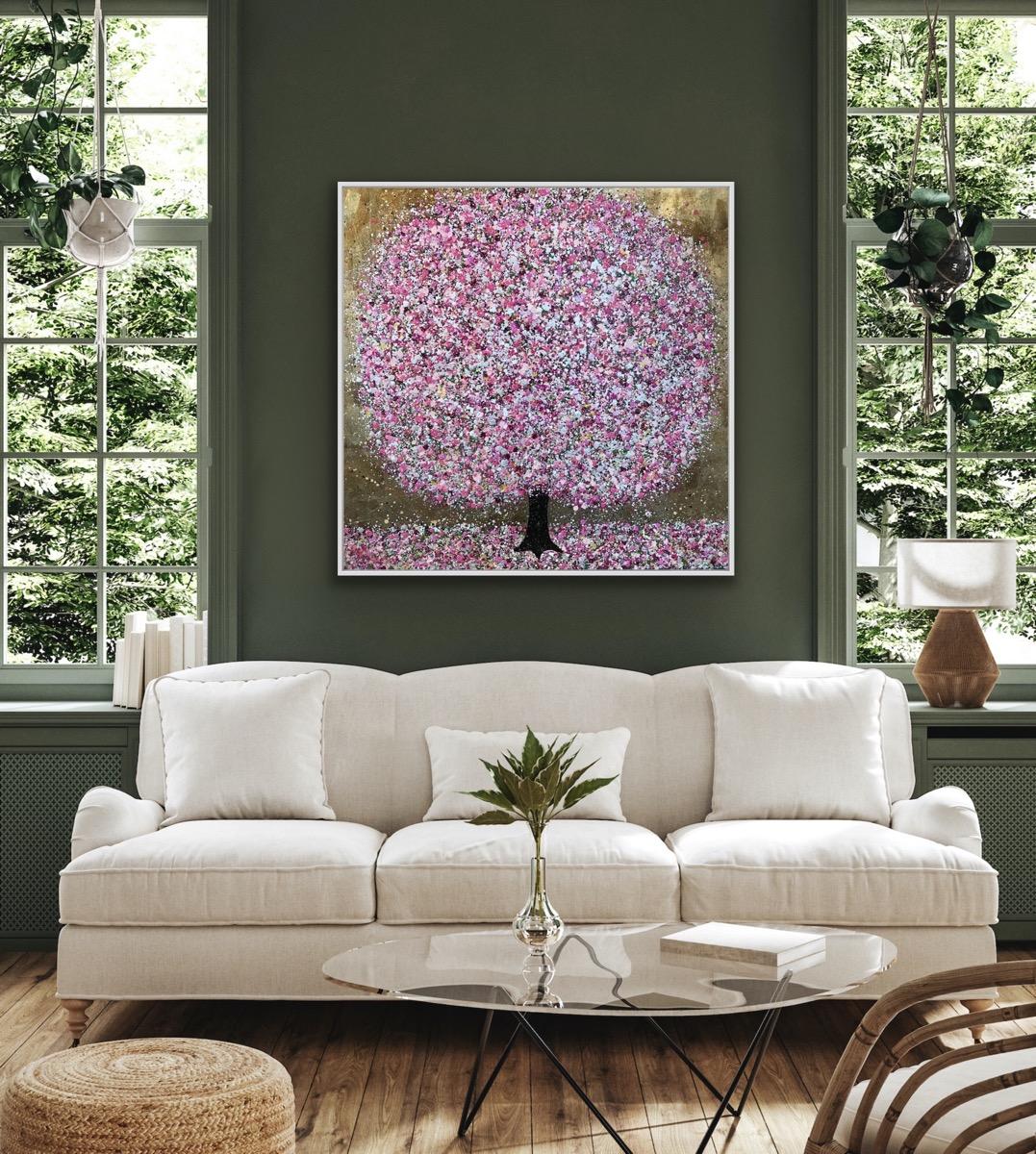 Spring Joy, Original painting, Tree, Spring art, Nature, Landscape For Sale 1