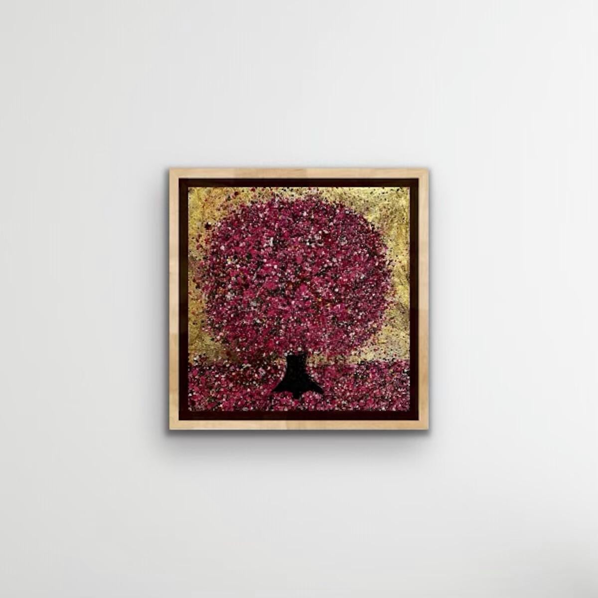 Wunderschöne Blüte II von Nicky Chubb, Blüte, Floral, Baumgemälde im Angebot 2