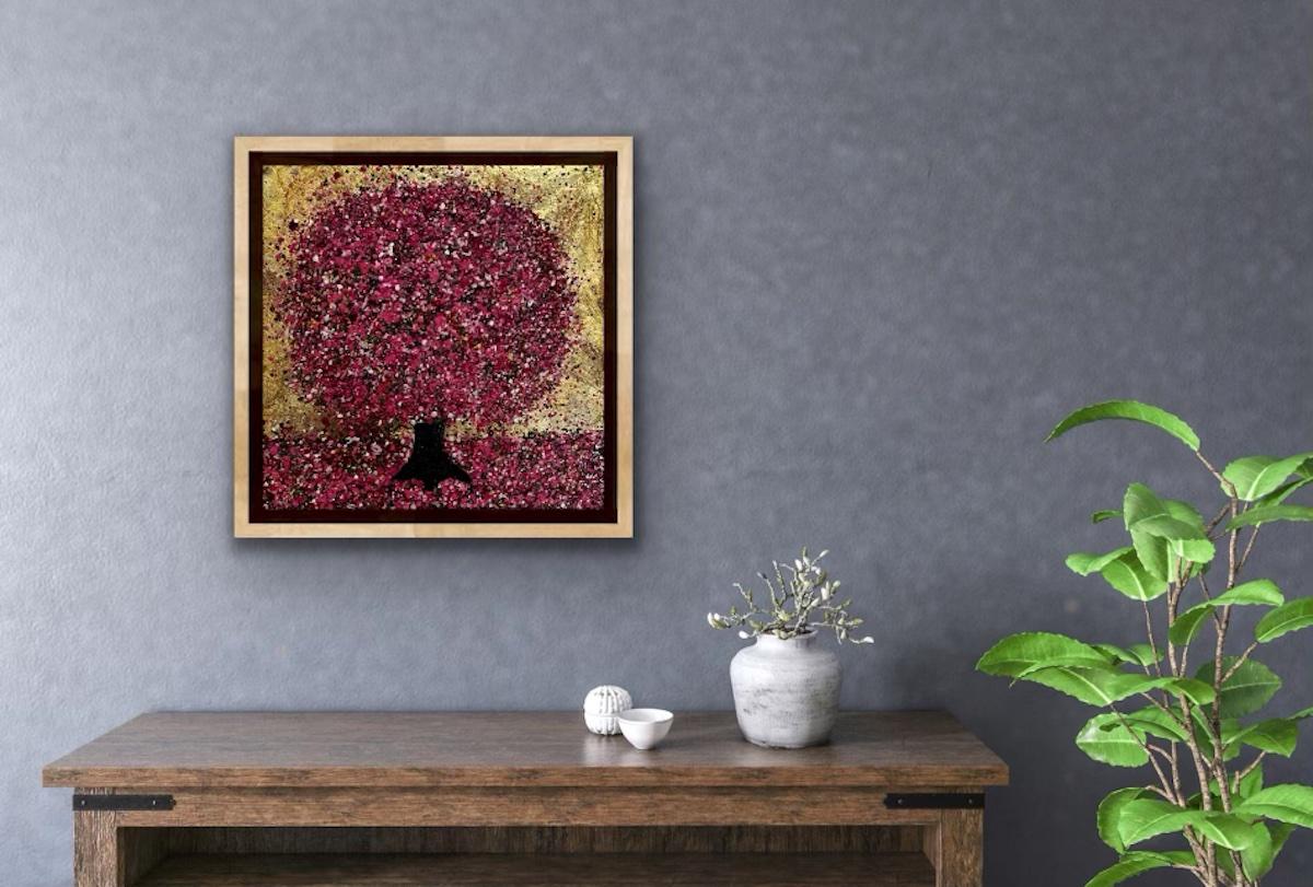 Wunderschöne Blüte II von Nicky Chubb, Blüte, Floral, Baumgemälde im Angebot 8