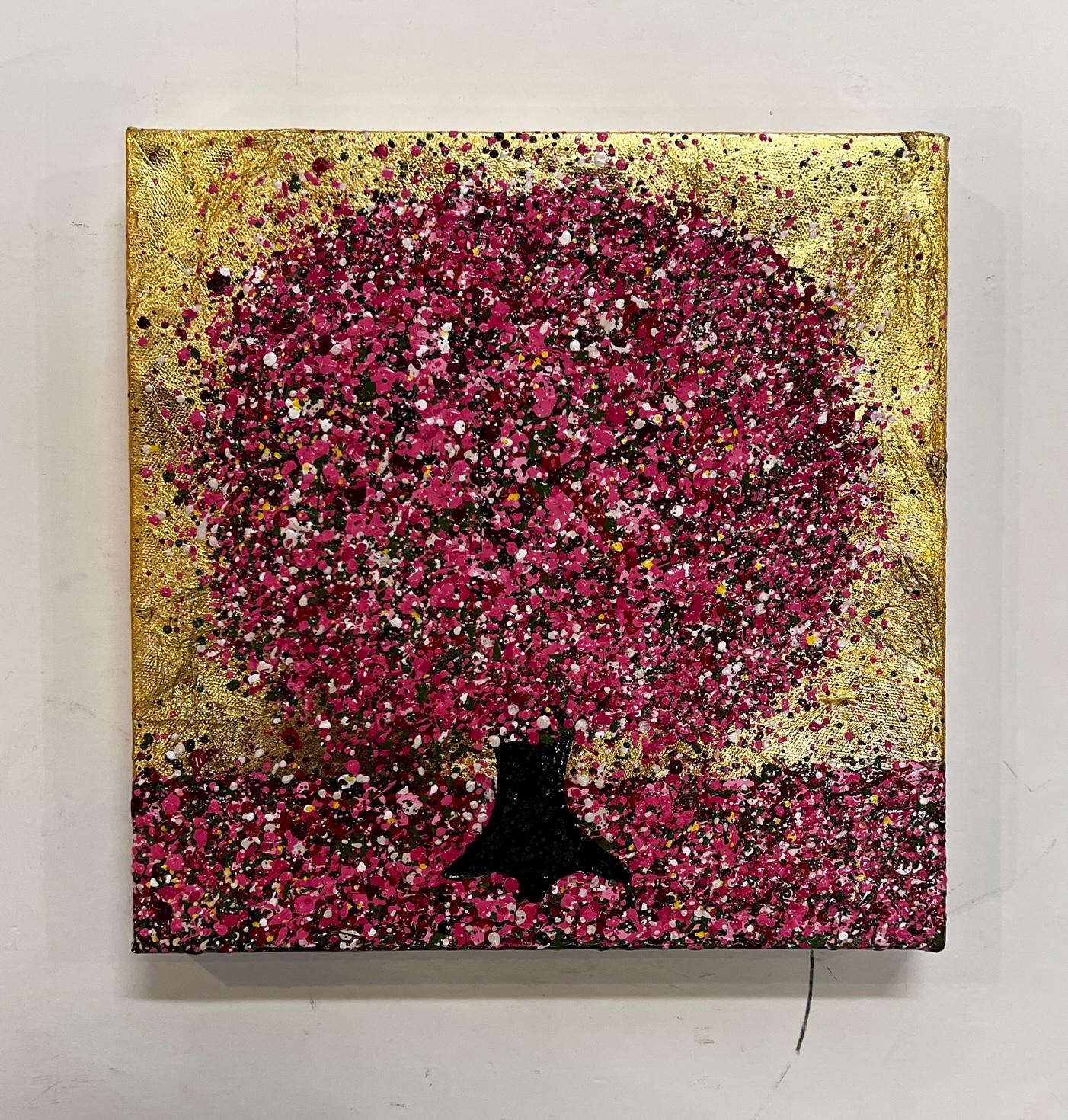Wonderfull Blossom ii - Painting by Nicky Chubb