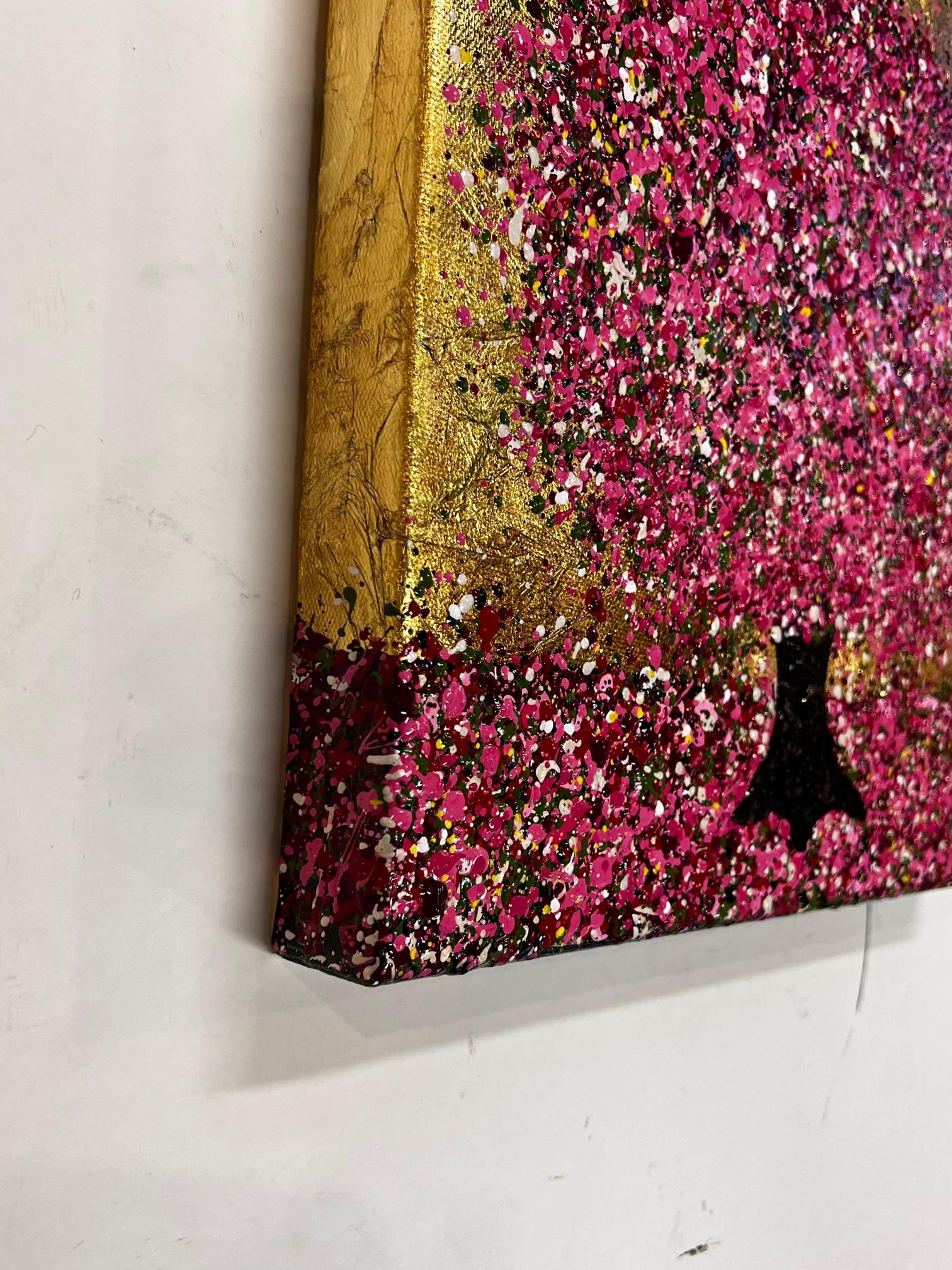 Wonderfull Blossom ii - Impressionist Painting by Nicky Chubb