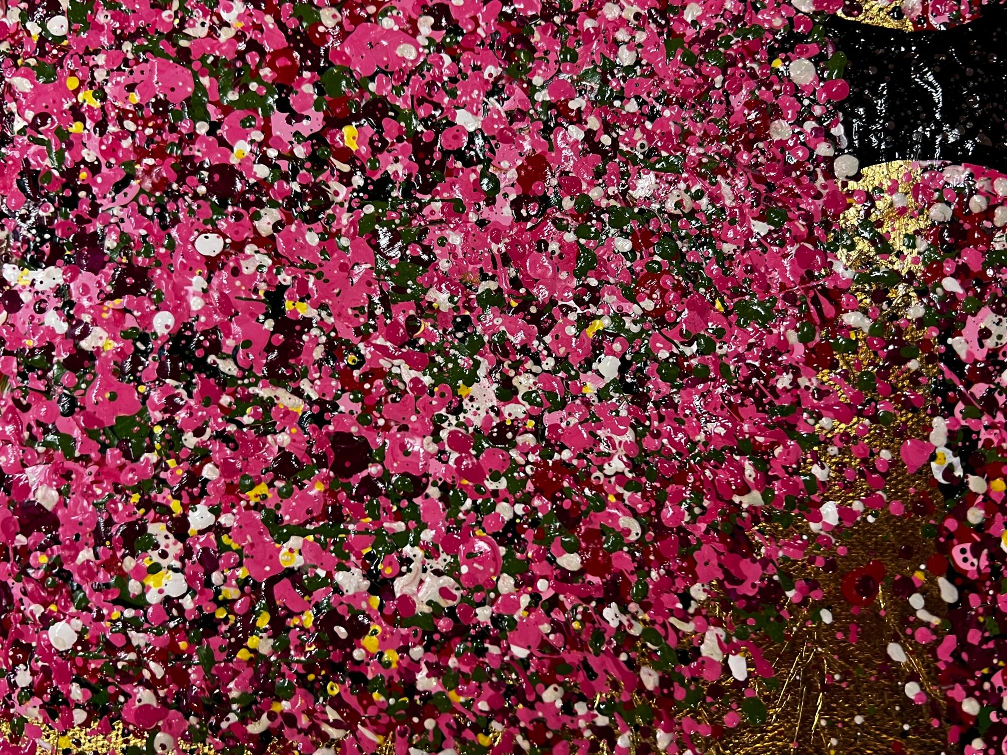 Fiore meraviglioso ii - Abstract Painting Marrone di Nicky Chubb