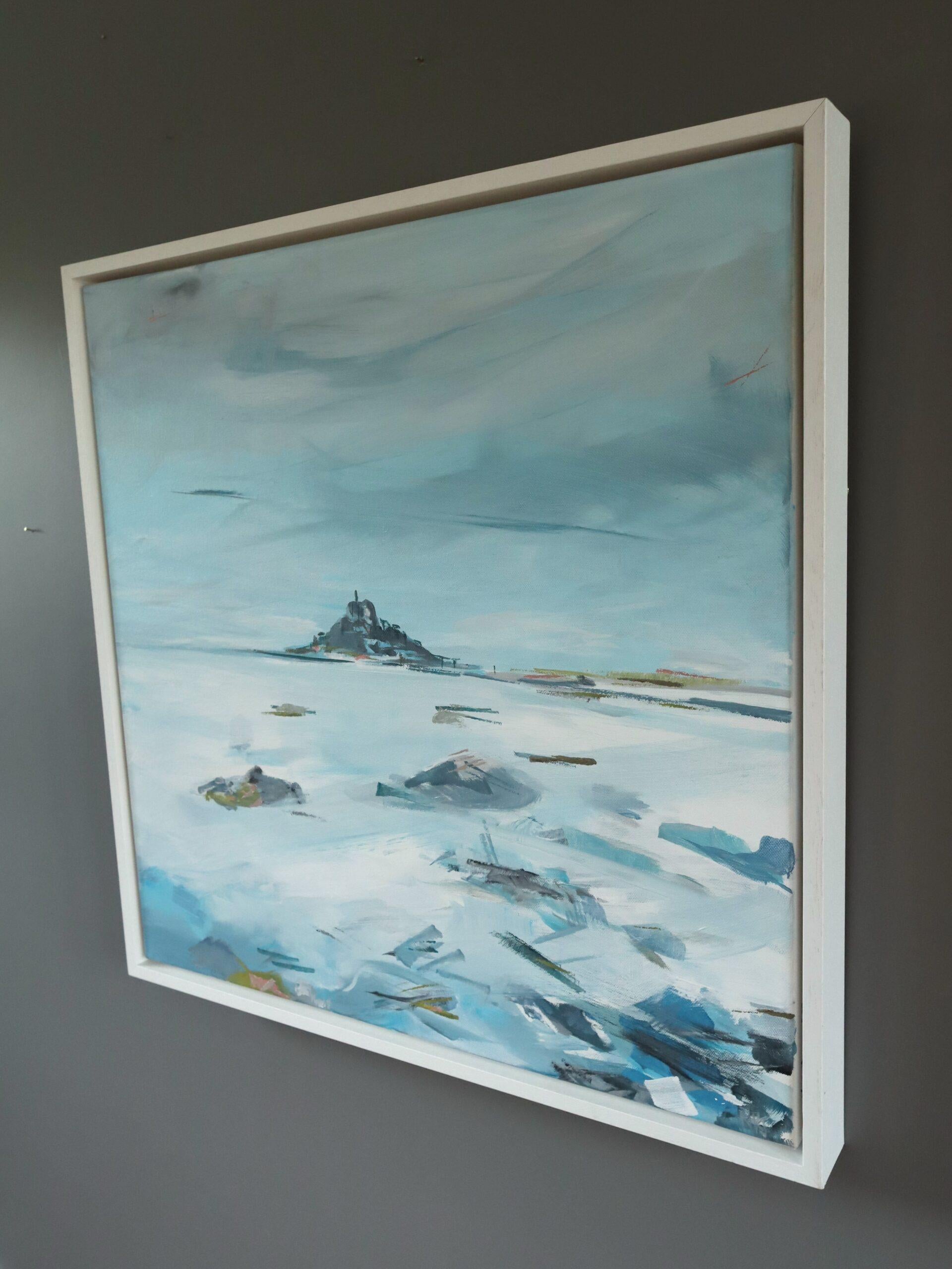 Contemporary Original British Coastal Landscape Acrylic Painting - St Michael's For Sale 2