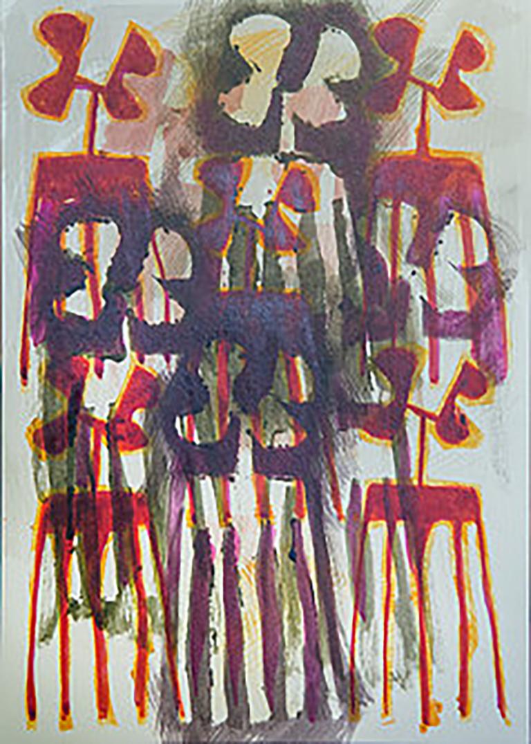 Series Beings, Nicky Marais (Abstrakt), Art, von Nicky Marais 