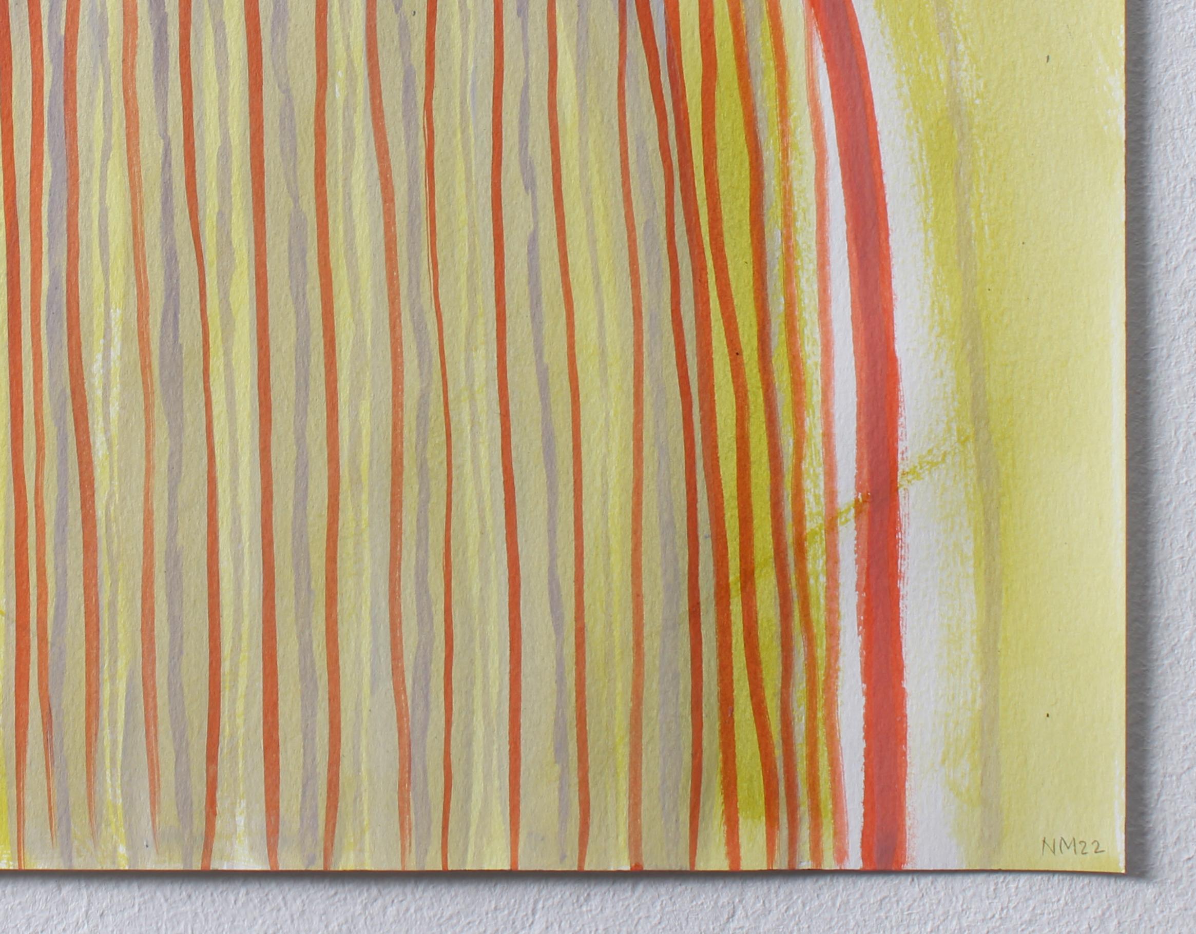 Cross Purpose Temple Series 3, Nicky Marais, abstract painting - Abstract Painting by Nicky Marais 