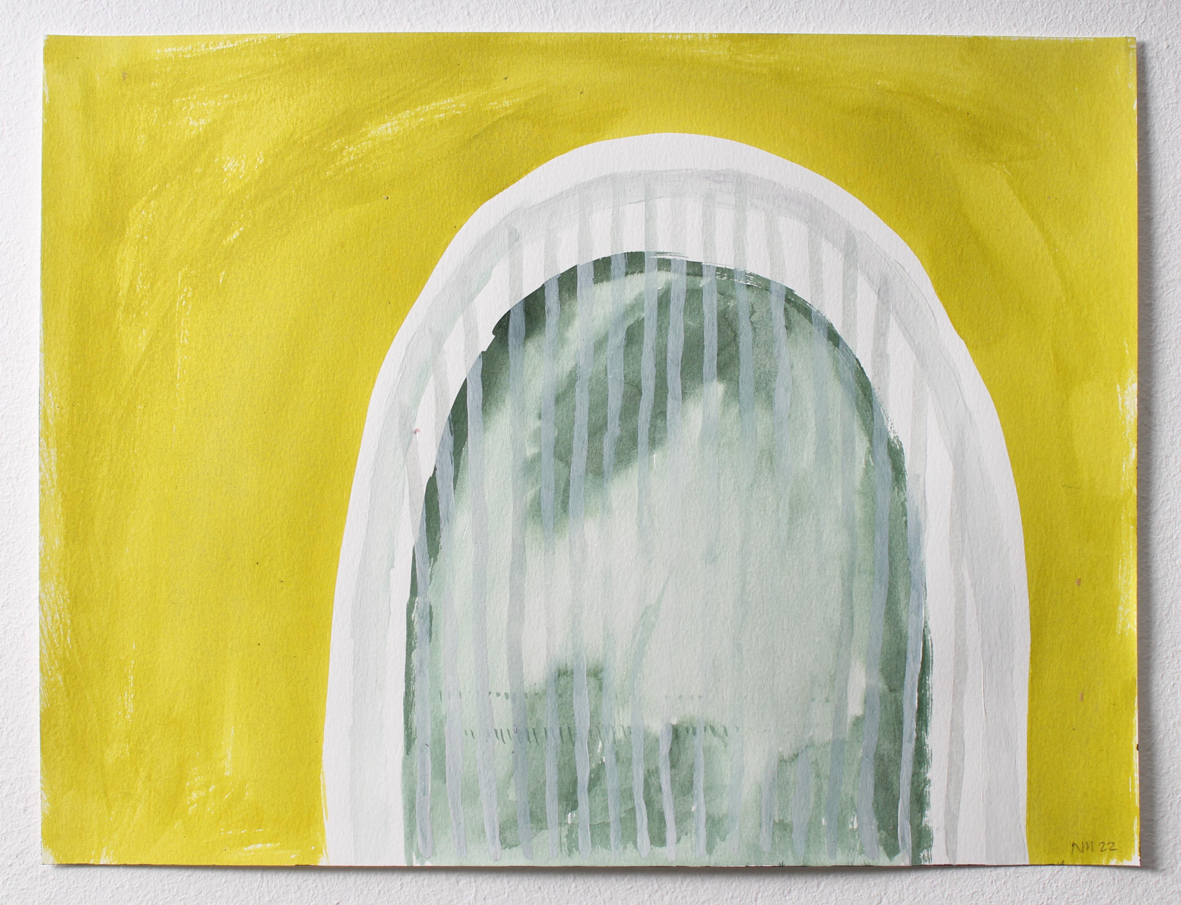 Cross Purpose Temple Series 4, Nicky Marais, abstract painting - Art by Nicky Marais 
