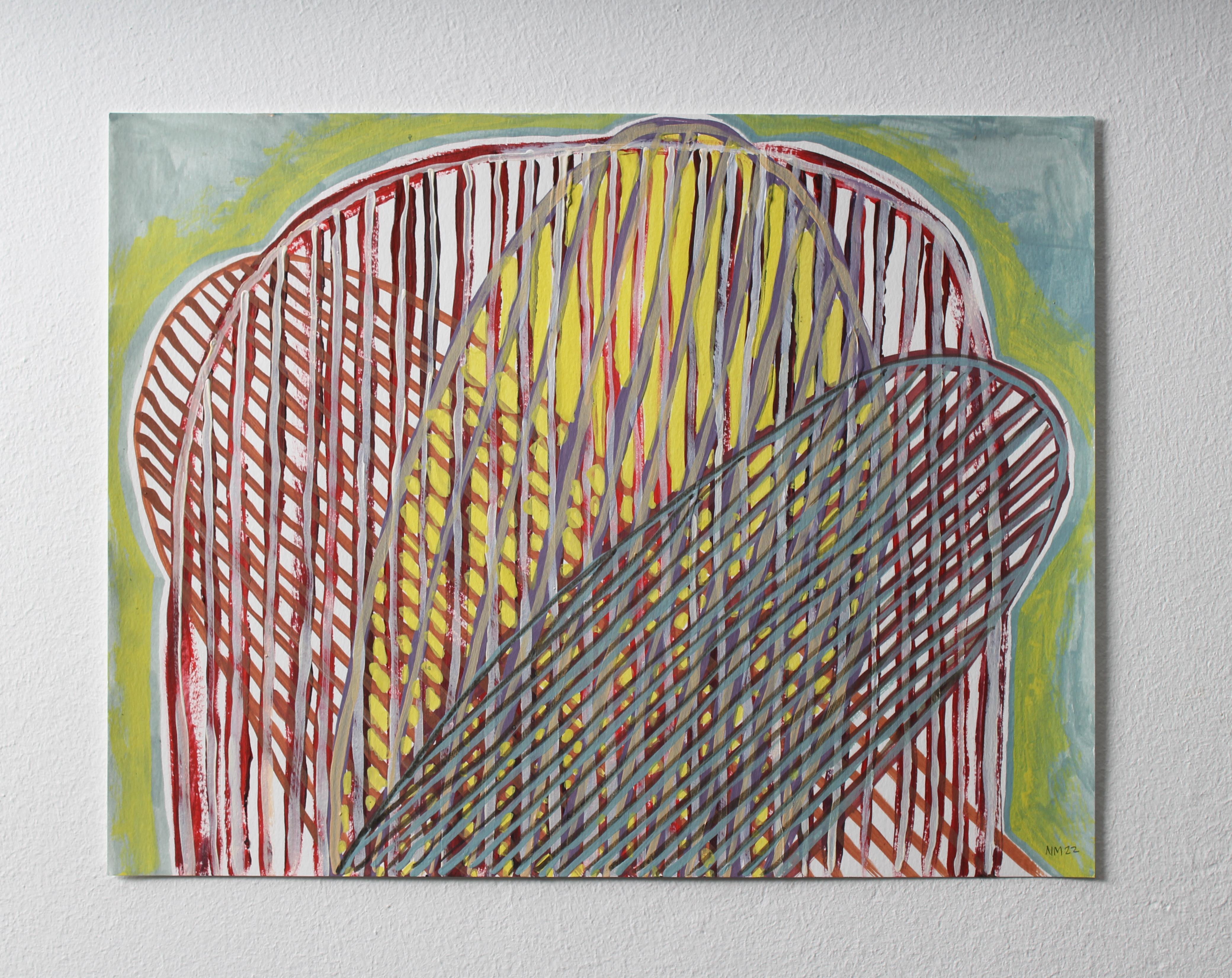 Cross Purpose Temple Series 9, Nicky Marais, abstract painting