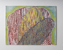 « Cross Purpose Temple Series 9, Nicky Marais, peinture abstraite