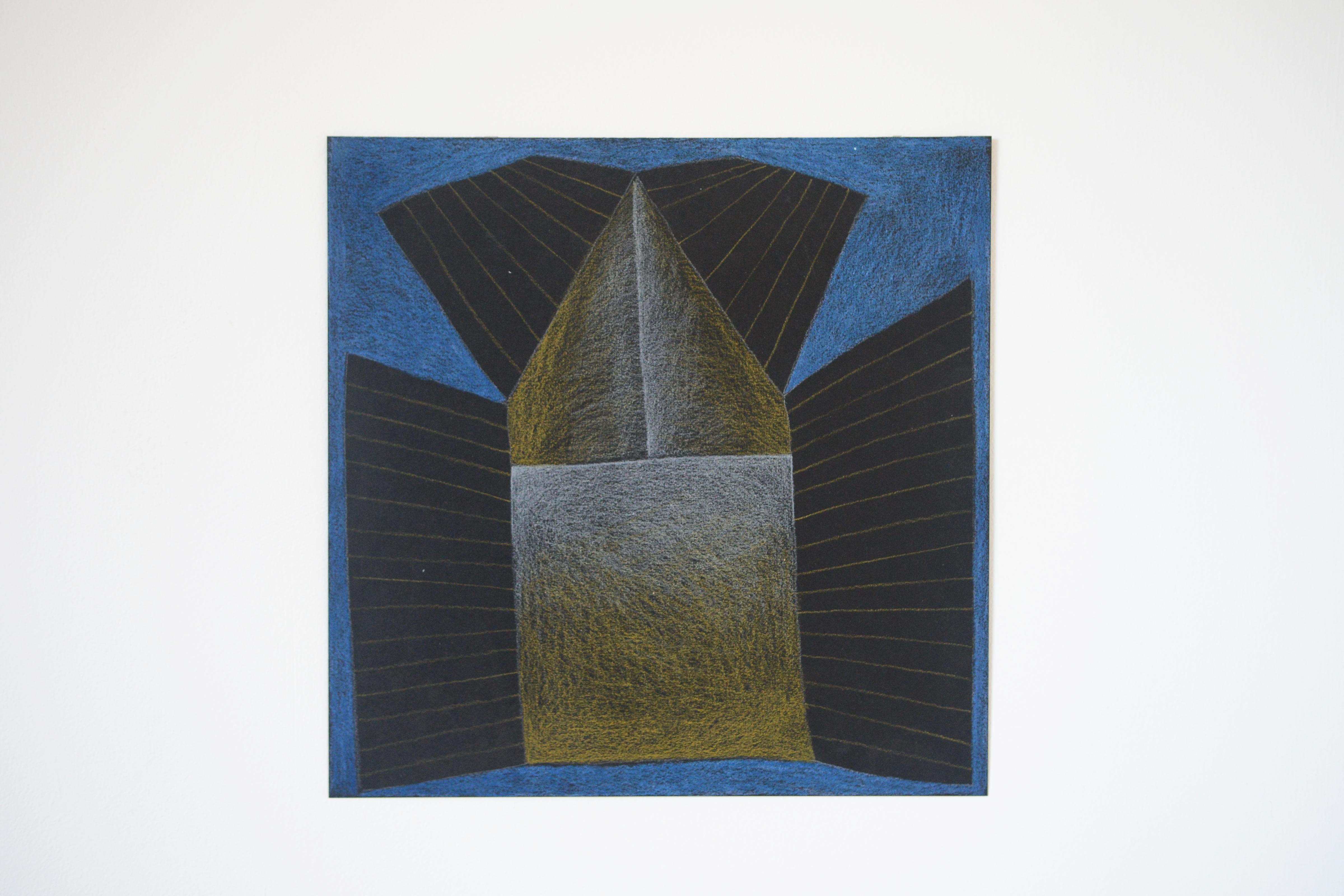Opening Houses on Black 4, 2022. Coloured pencil on black paper, 20 x 20cm

Nicky Marais (b. 1962) is a Namibian artist, educator and activist. Marais is well-known for her abstract artworks created using a personal vocabulary of abstract forms and