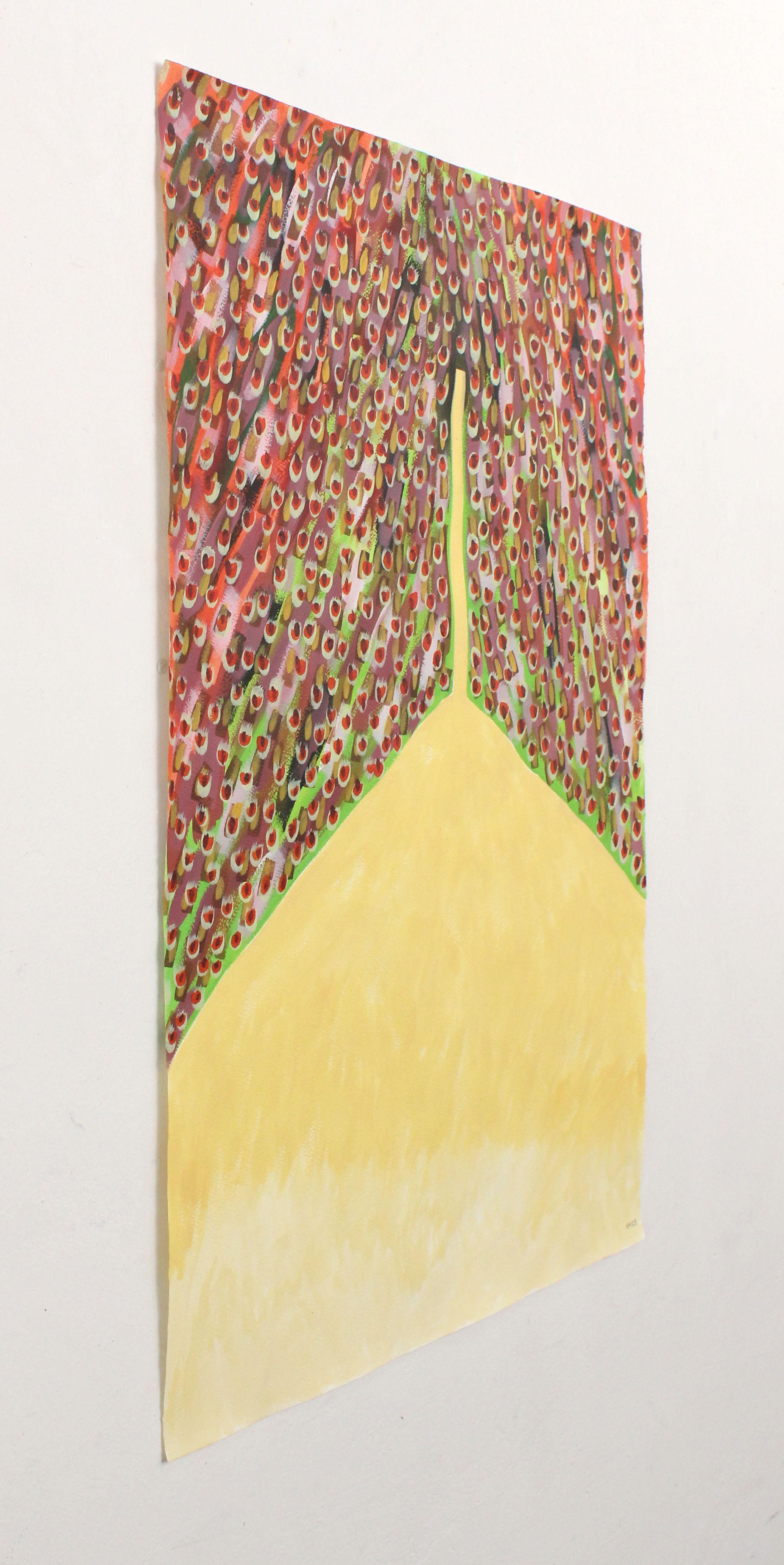 Radio Tower, Nicky Marais, Acrylfarbe und Tinte auf Kunstpapier, Gemälde (Abstrakt), Art, von Nicky Marais 