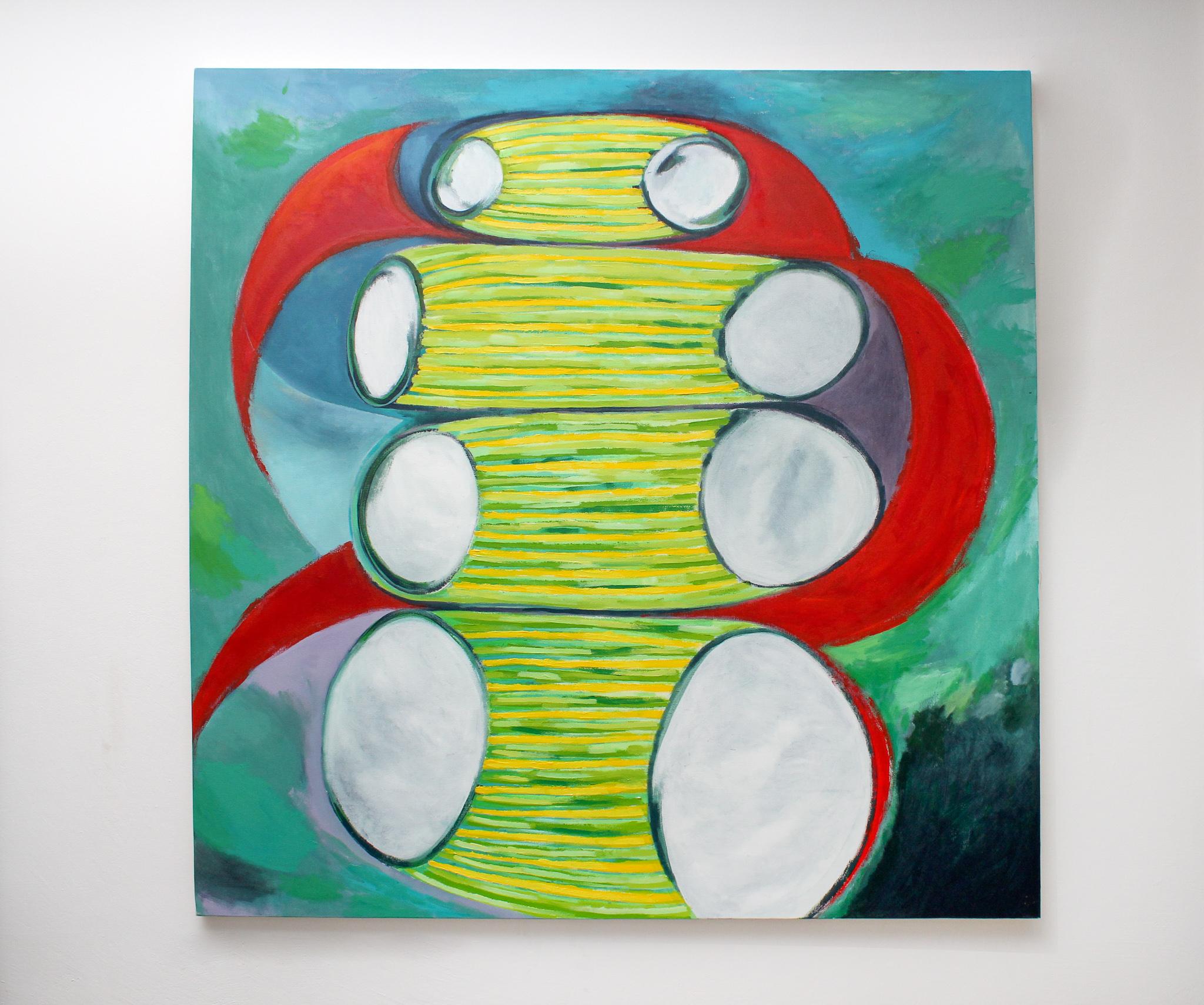 Stacked Portals, Nicky Marais, Acrylic Painting on Canvas