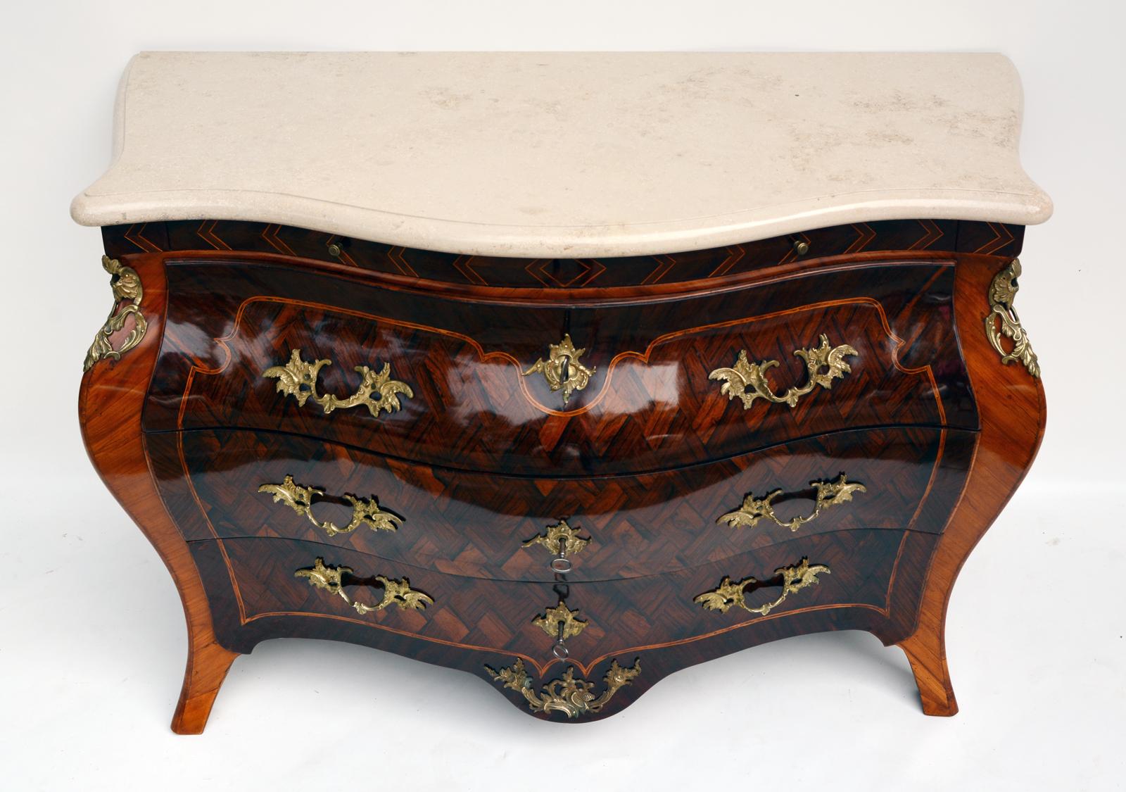 Niclas Korp, Rococo Dresser, Signed. Stockholm, Sweden, 1775s 4