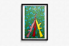 70s OSPAAAL original poster by Nico for the day of solidarity with Guatemala