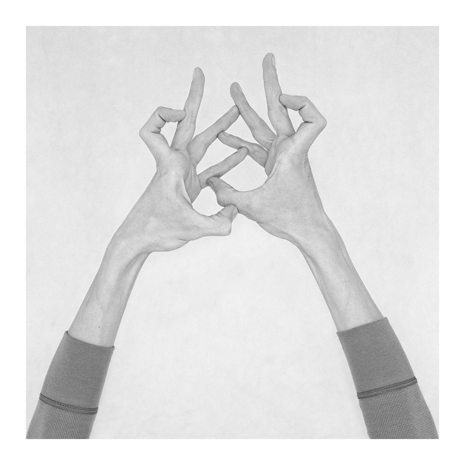 Set I, B&W Hands Photographs. From the Series Chiromorphose For Sale 7